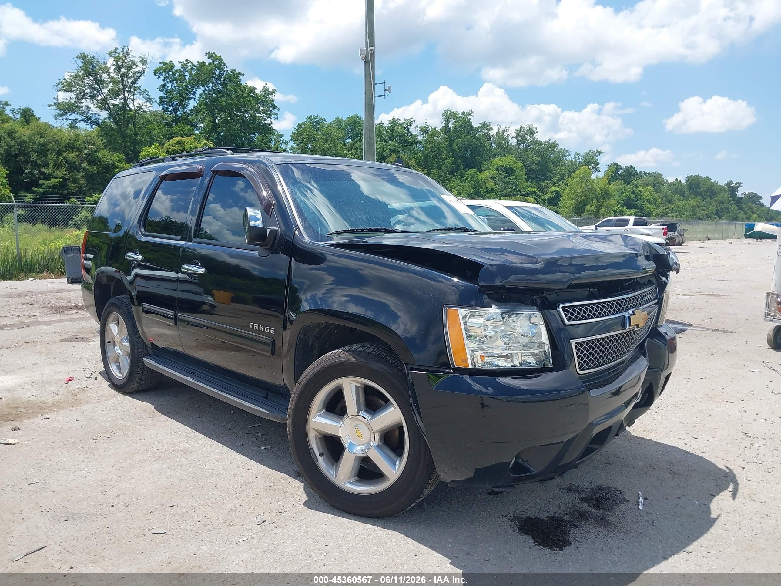 2013 Chevrolet Tahoe Ls Black vin: 1GNSCAE02DR131258