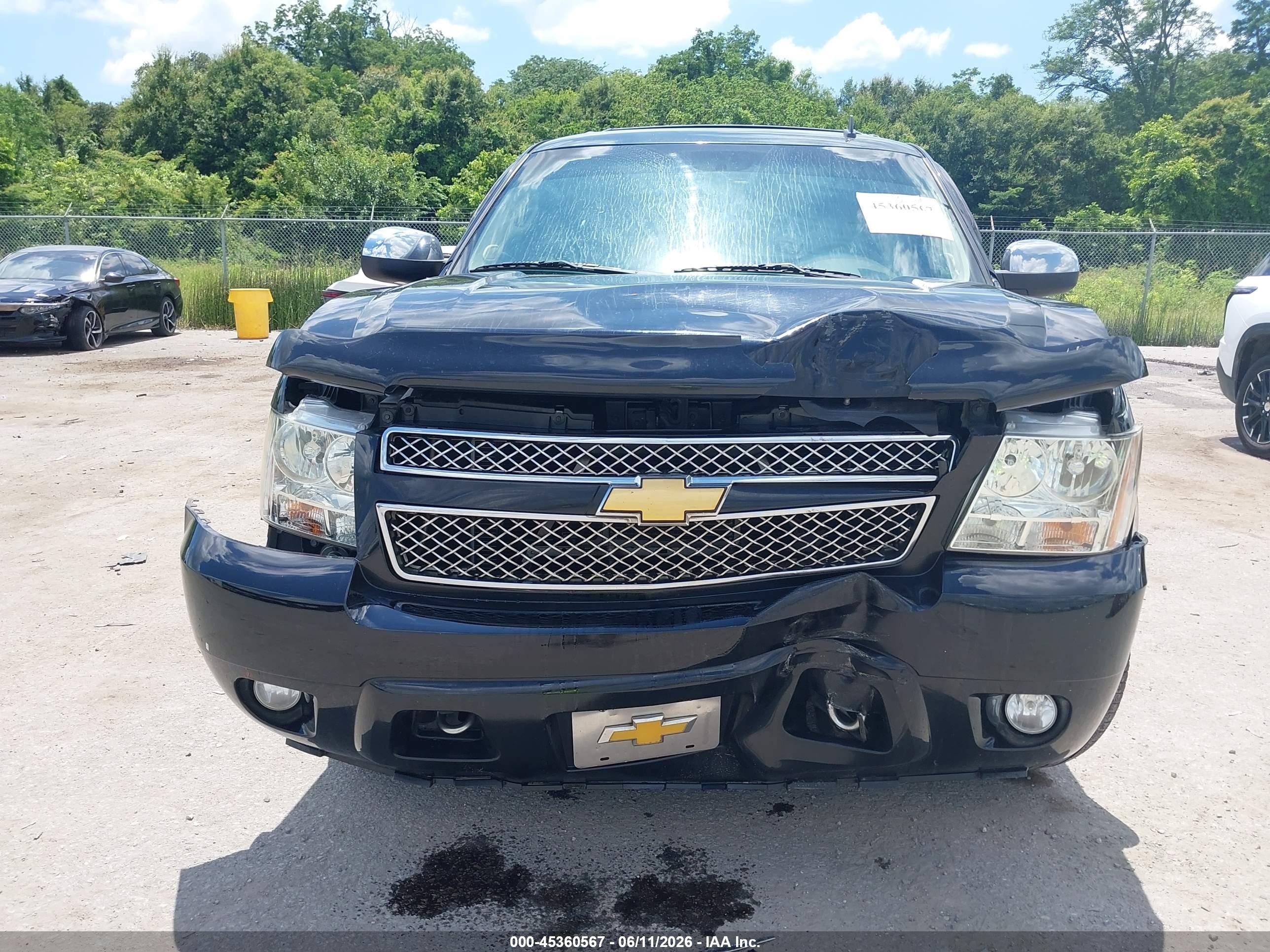 2013 Chevrolet Tahoe Ls Black vin: 1GNSCAE02DR131258