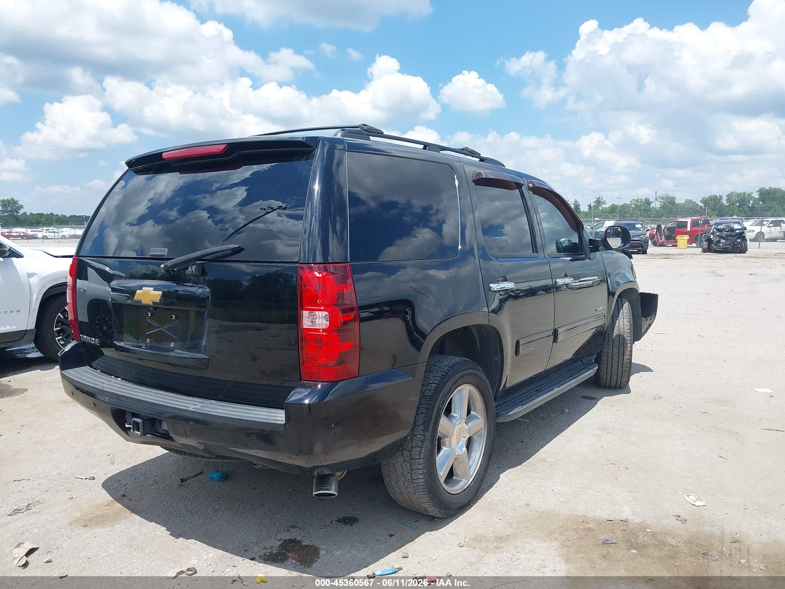 2013 Chevrolet Tahoe Ls Black vin: 1GNSCAE02DR131258