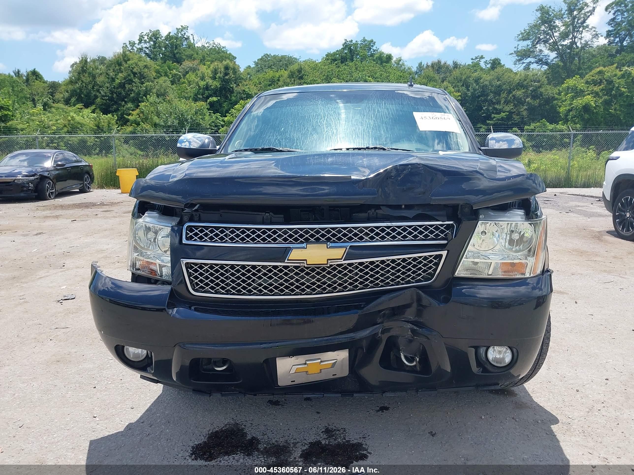 2013 Chevrolet Tahoe Ls Black vin: 1GNSCAE02DR131258