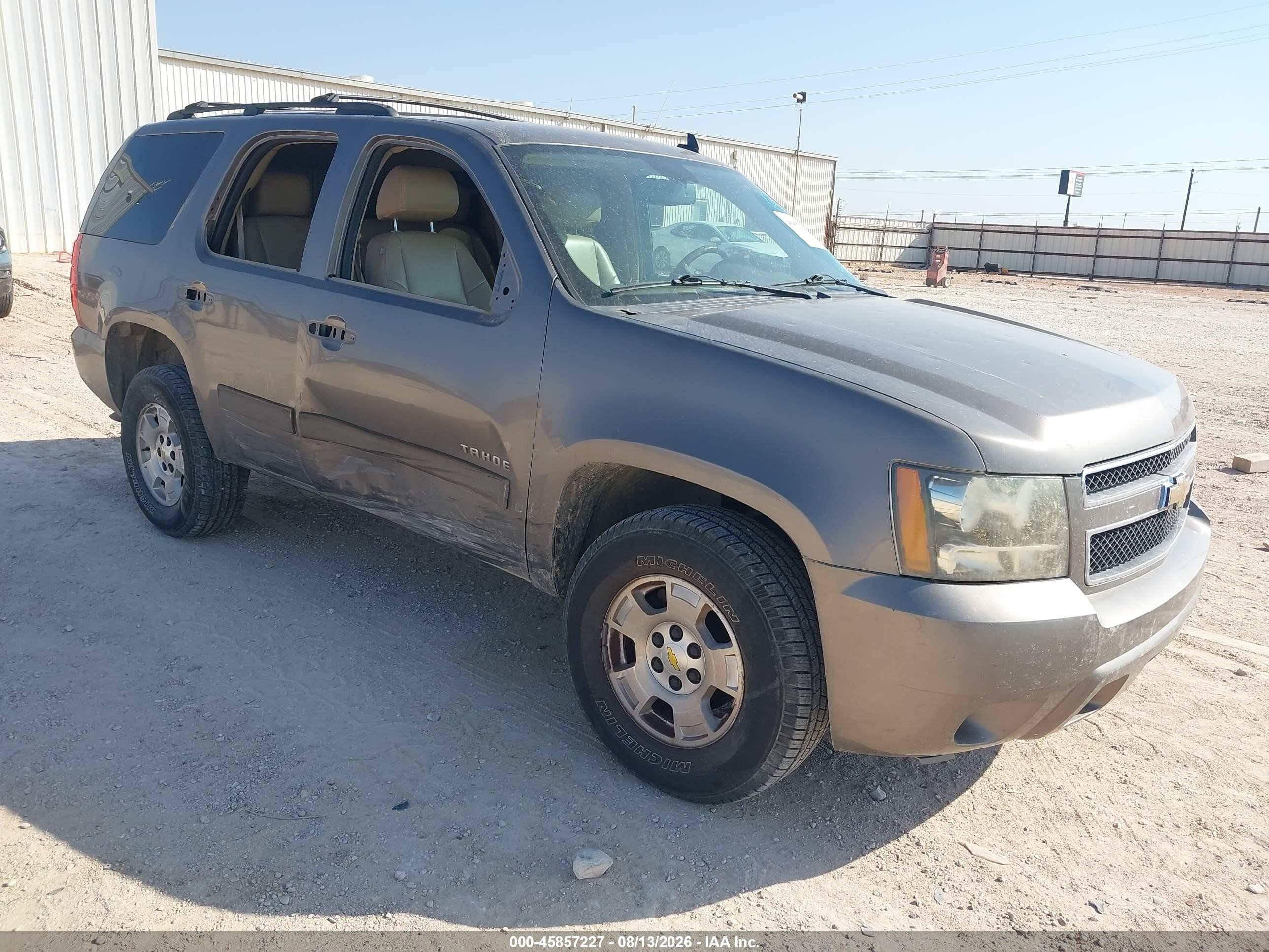 2011 Chevrolet Tahoe Ls Gray vin: 1GNSCAE03BR140418