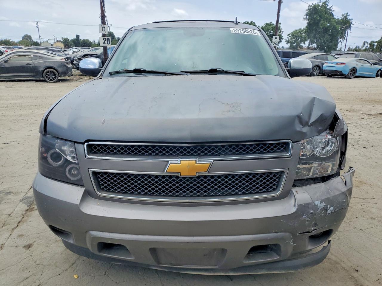 2012 Chevrolet Tahoe C1500 Ls Gray vin: 1GNSCAE03CR319138