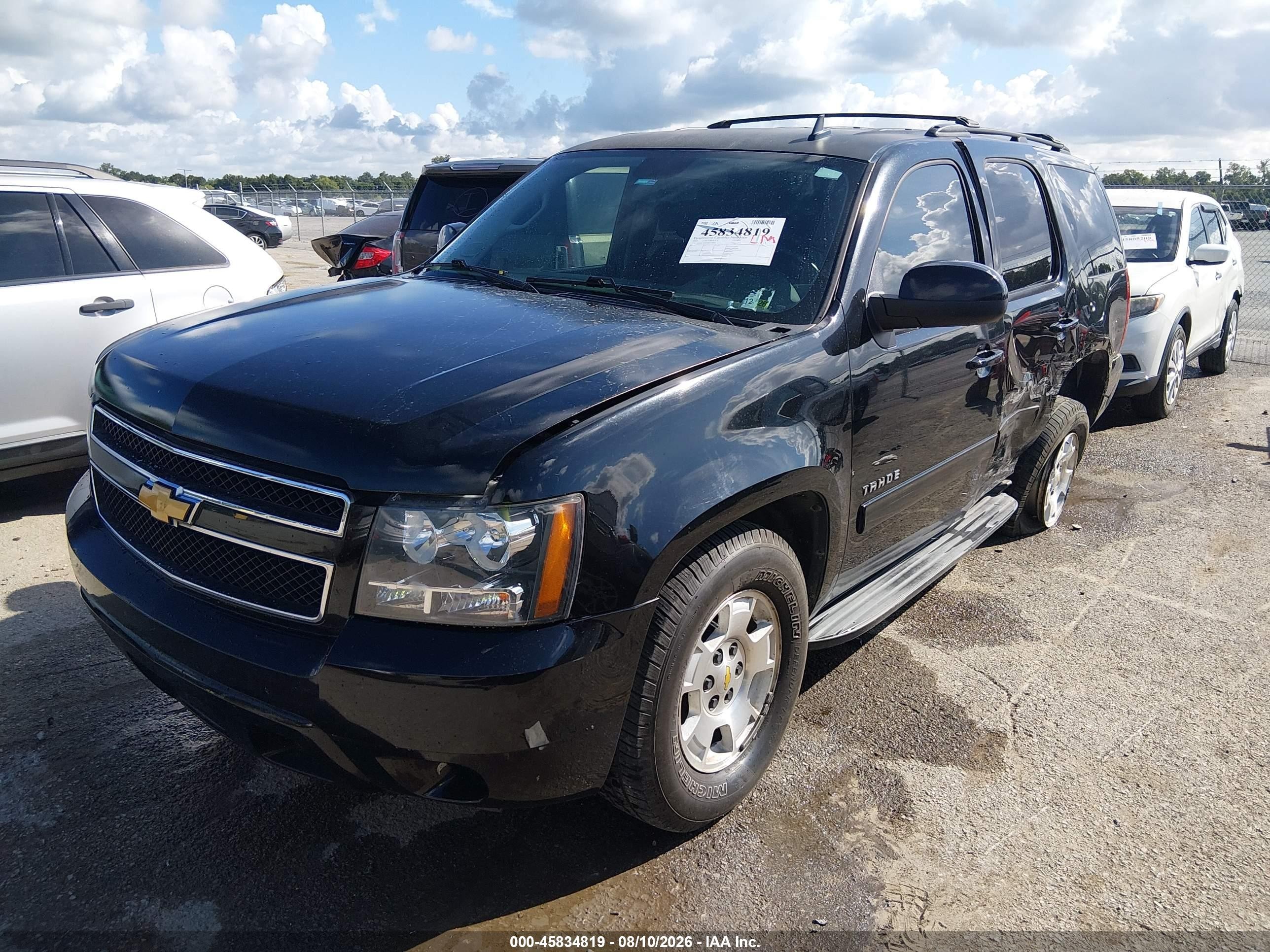2013 Chevrolet Tahoe Ls Black vin: 1GNSCAE03DR234804