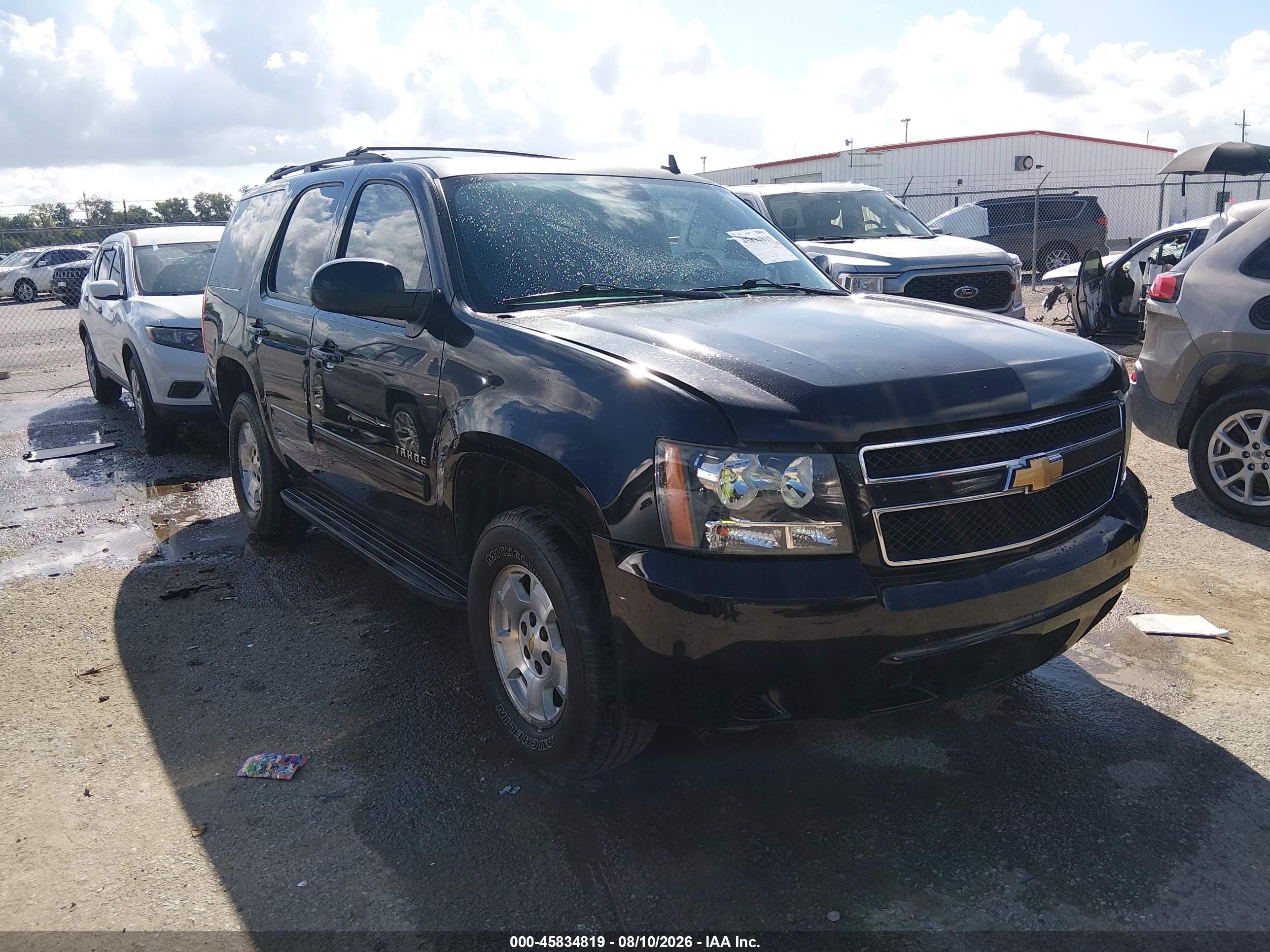 2013 Chevrolet Tahoe Ls Black vin: 1GNSCAE03DR234804