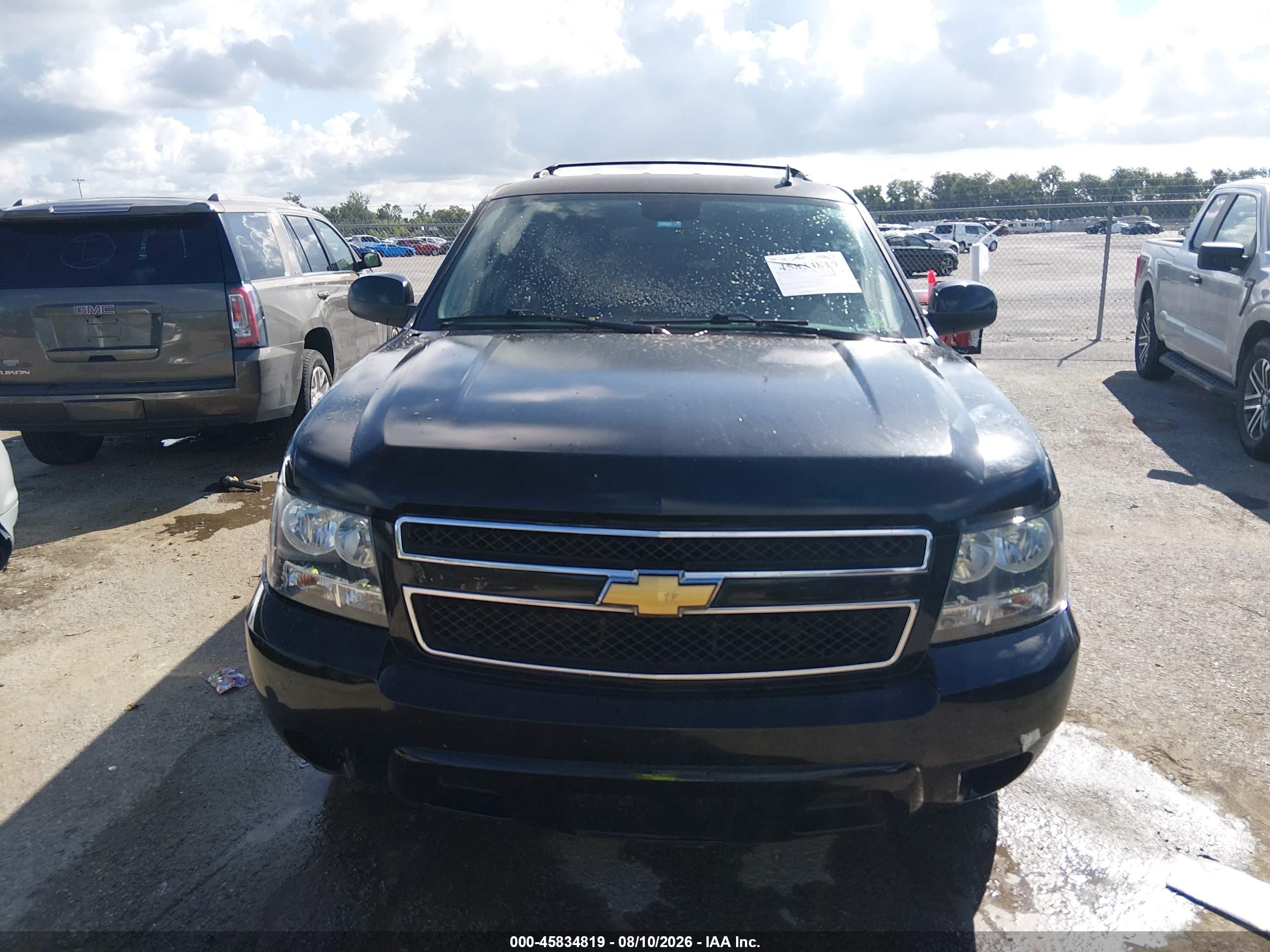 2013 Chevrolet Tahoe Ls Black vin: 1GNSCAE03DR234804