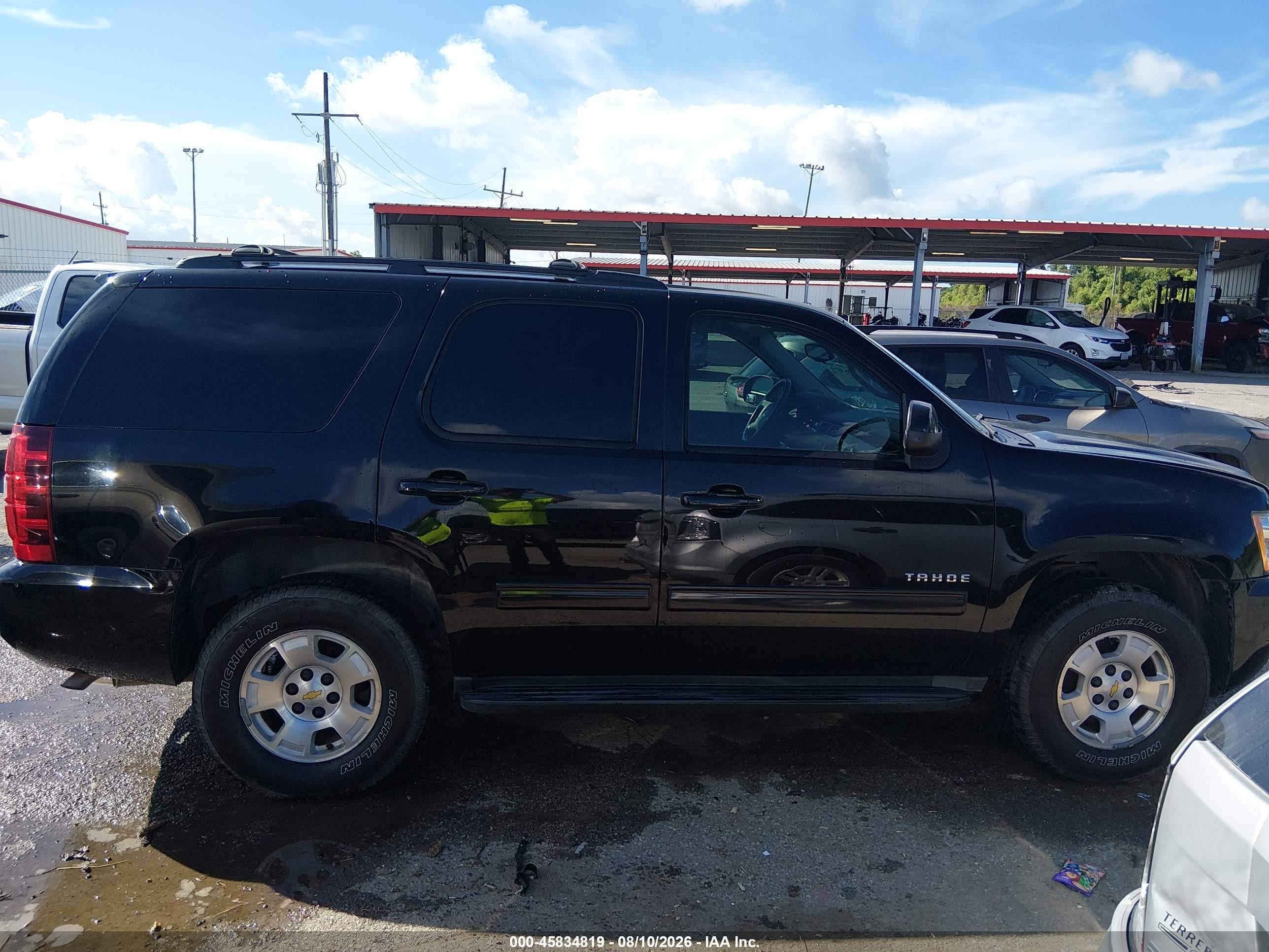 2013 Chevrolet Tahoe Ls Black vin: 1GNSCAE03DR234804