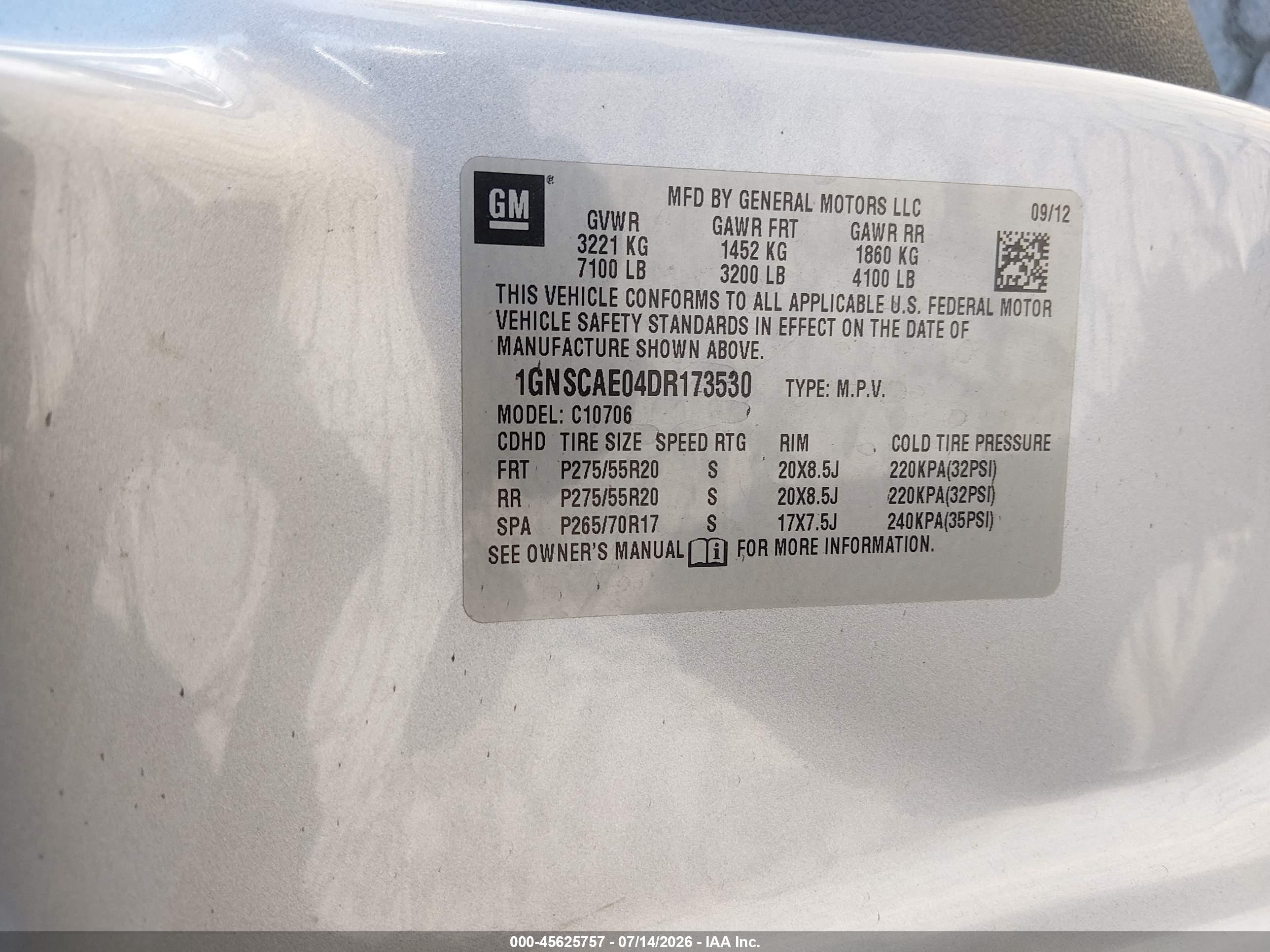 2013 Chevrolet Tahoe Ls Silver vin: 1GNSCAE04DR173530