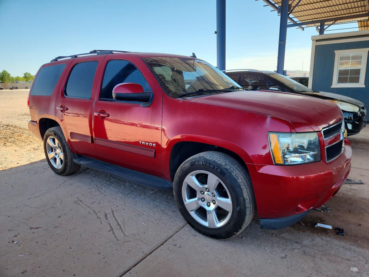 2013 Chevrolet Tahoe C1500 Ls Red vin: 1GNSCAE04DR189646