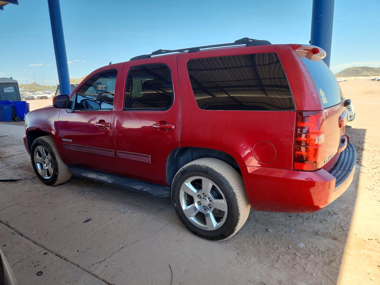 2013 Chevrolet Tahoe C1500 Ls Red vin: 1GNSCAE04DR189646