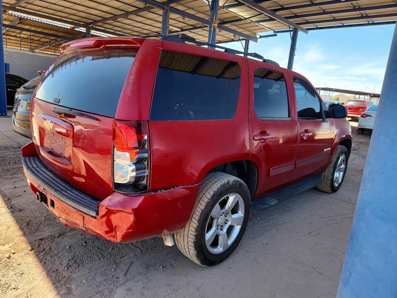 2013 Chevrolet Tahoe C1500 Ls Red vin: 1GNSCAE04DR189646