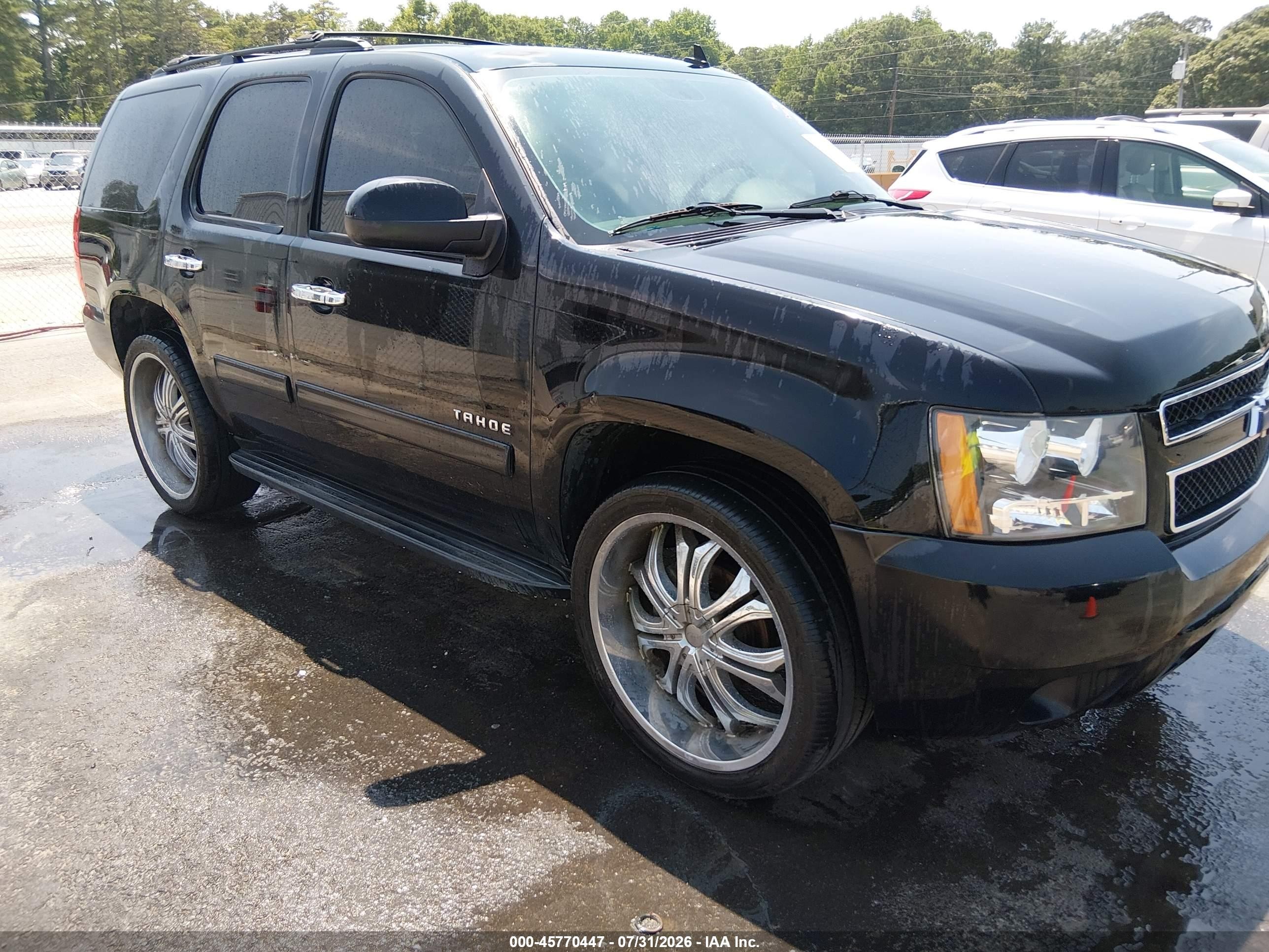2013 Chevrolet Tahoe Ls Черный vin: 1GNSCAE04DR210866