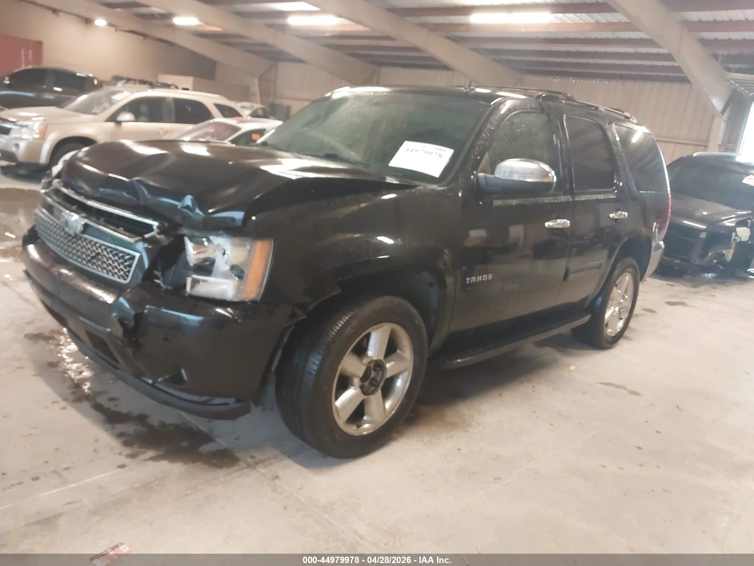 2011 Chevrolet Tahoe Ls Black vin: 1GNSCAE05BR157852