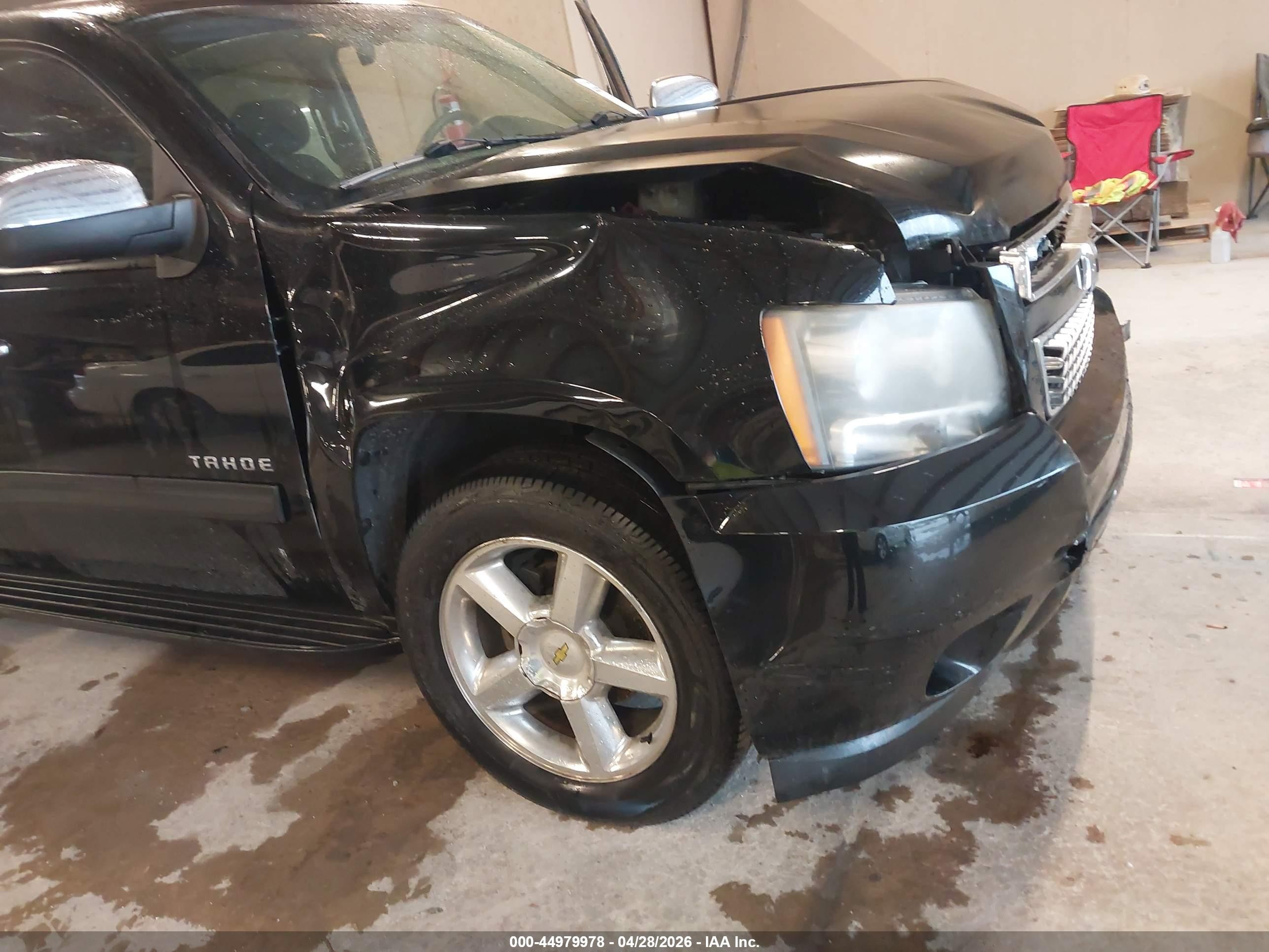 2011 Chevrolet Tahoe Ls Black vin: 1GNSCAE05BR157852