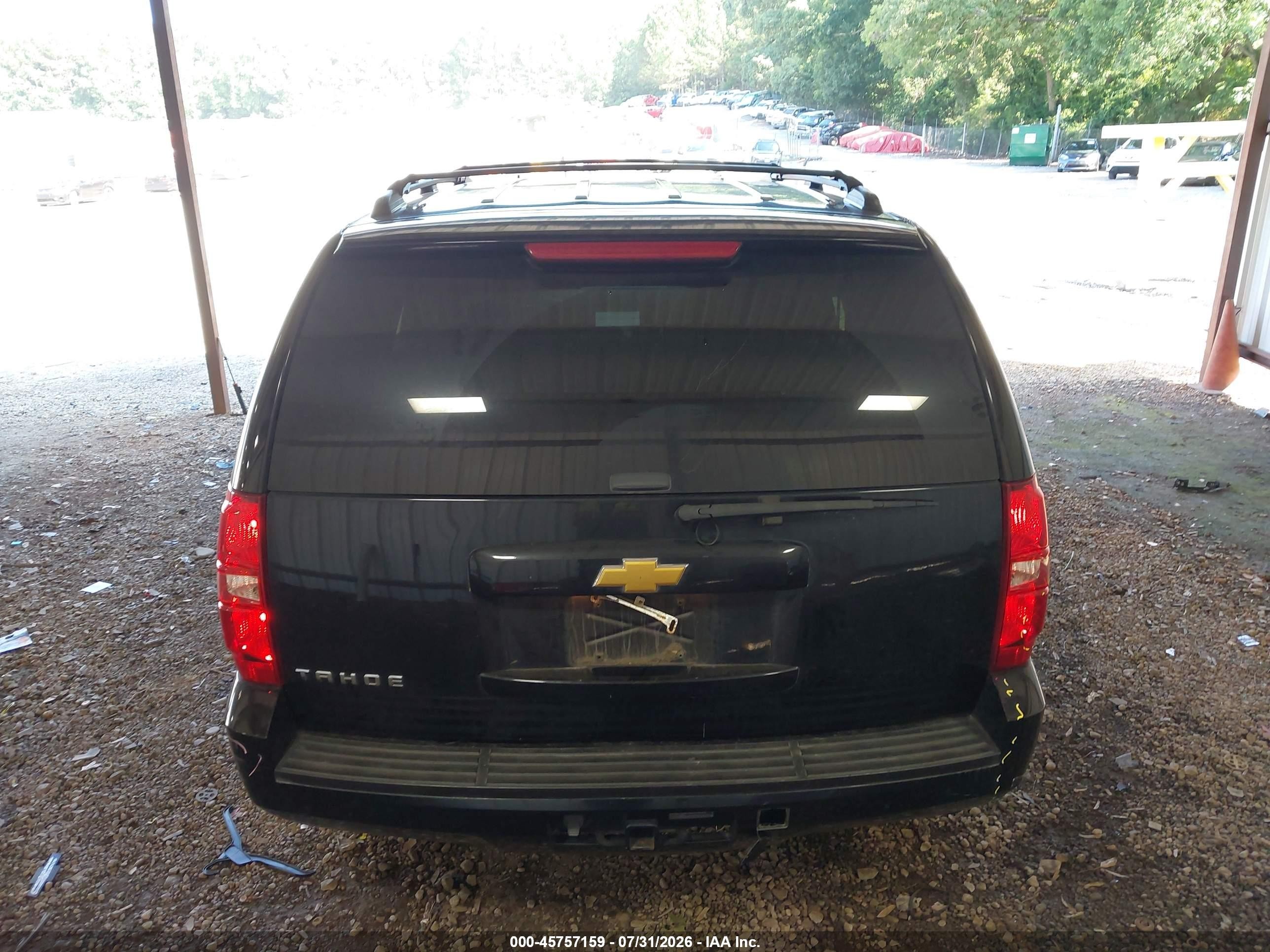2013 Chevrolet Tahoe Ls Black vin: 1GNSCAE05DR205496