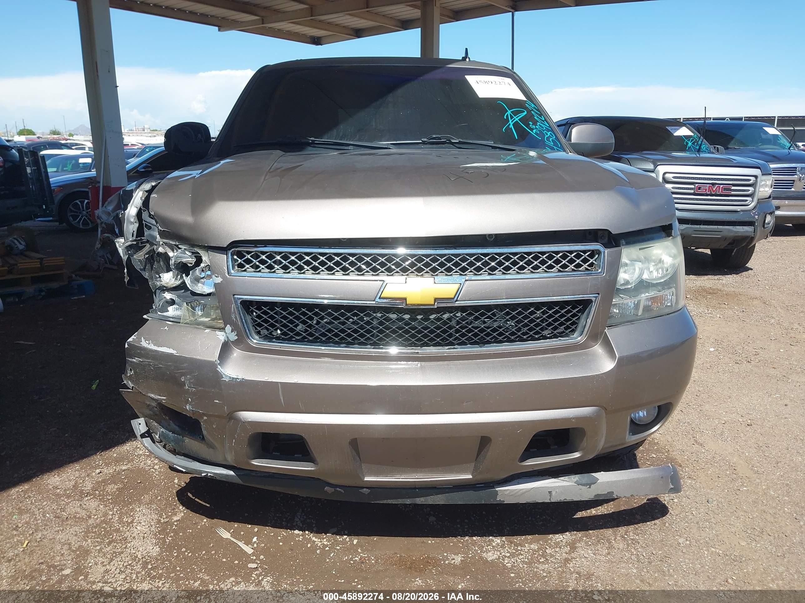 2013 Chevrolet Tahoe Ls Gray vin: 1GNSCAE05DR375597