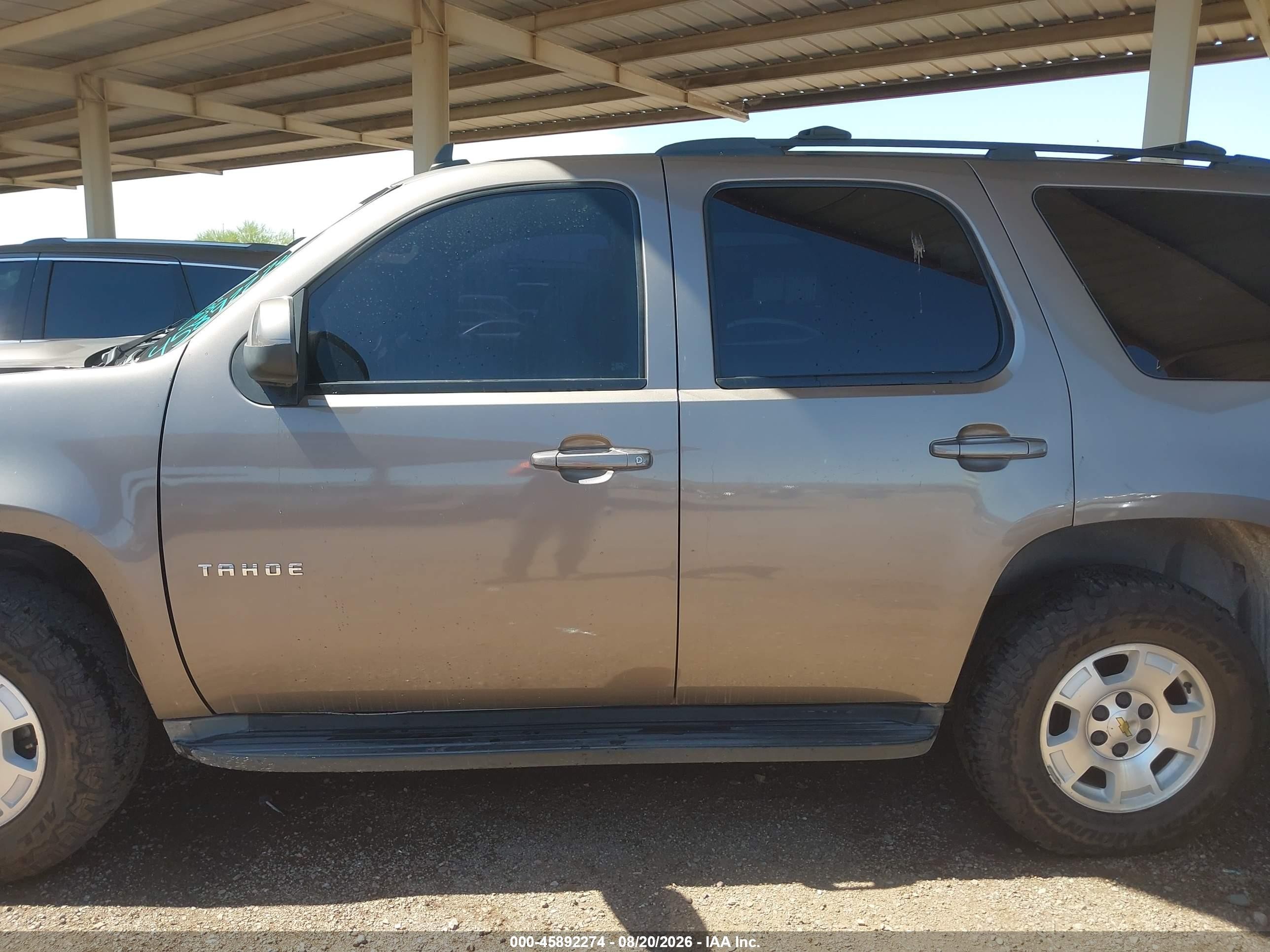 2013 Chevrolet Tahoe Ls Gray vin: 1GNSCAE05DR375597