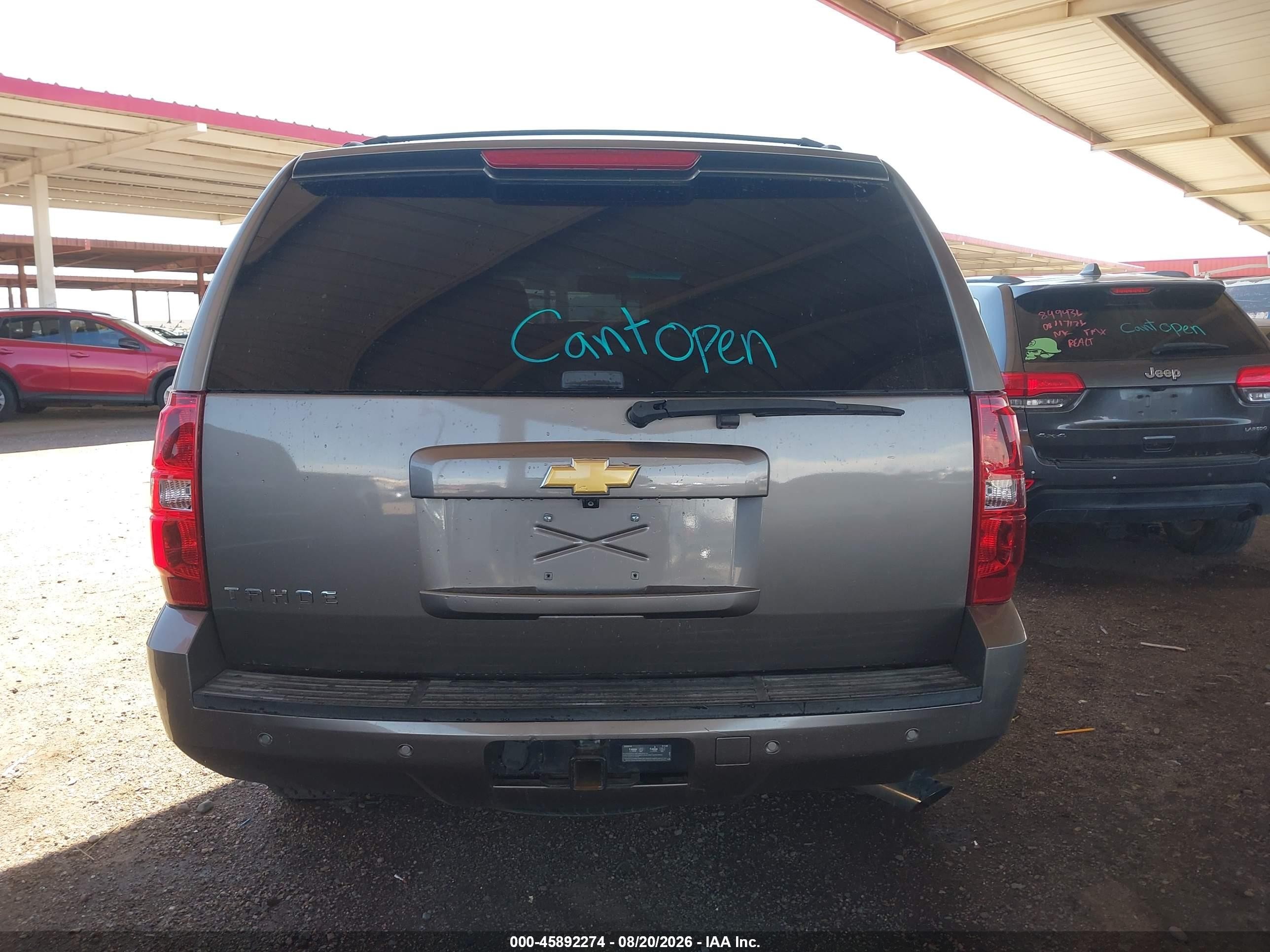 2013 Chevrolet Tahoe Ls Gray vin: 1GNSCAE05DR375597