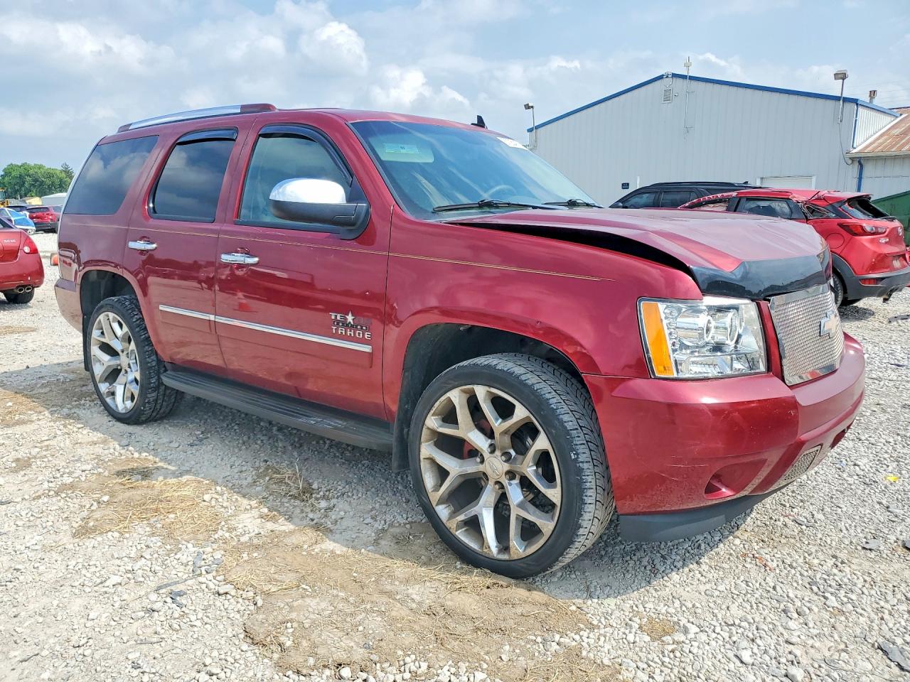 2011 Chevrolet Tahoe C1500 Ls Burgundy vin: 1GNSCAE06BR166561