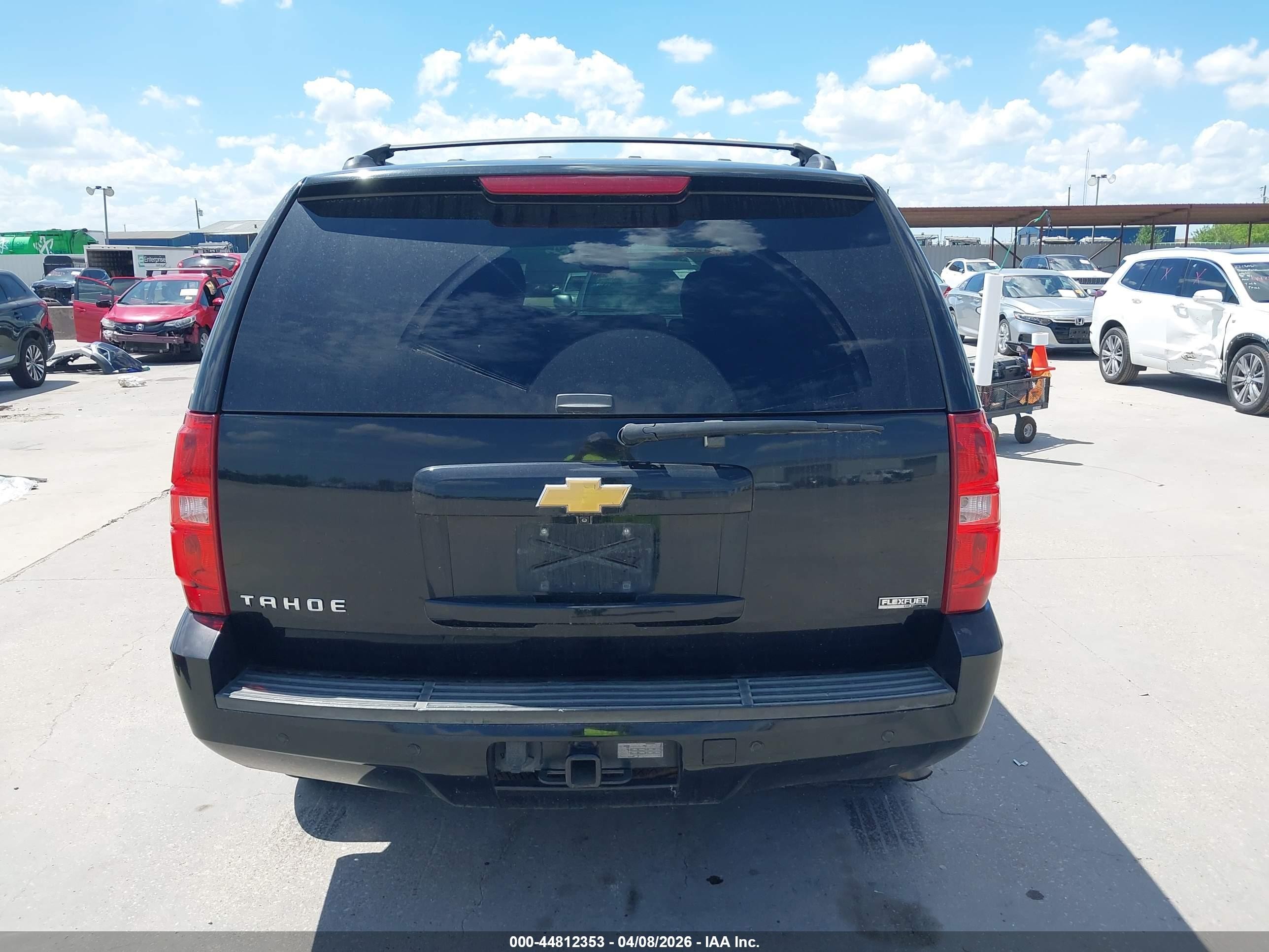 2012 Chevrolet Tahoe Ls Black vin: 1GNSCAE06CR161460