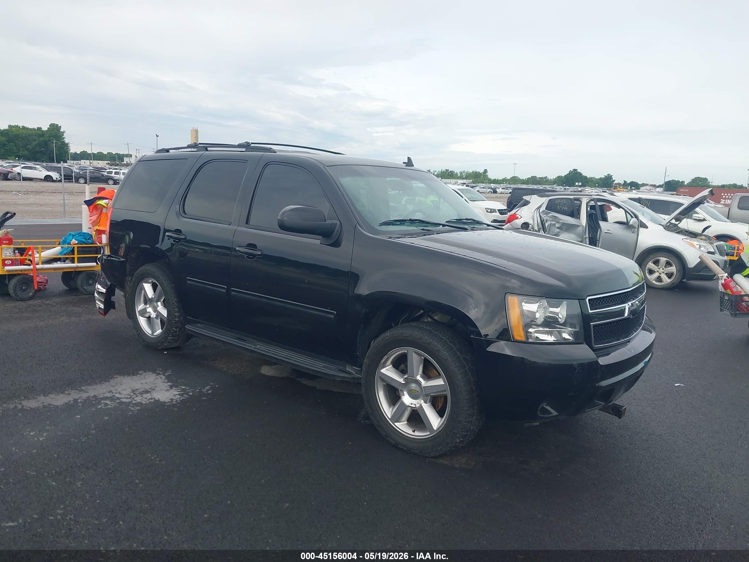 2013 Chevrolet Tahoe Ls Black vin: 1GNSCAE06DR280949