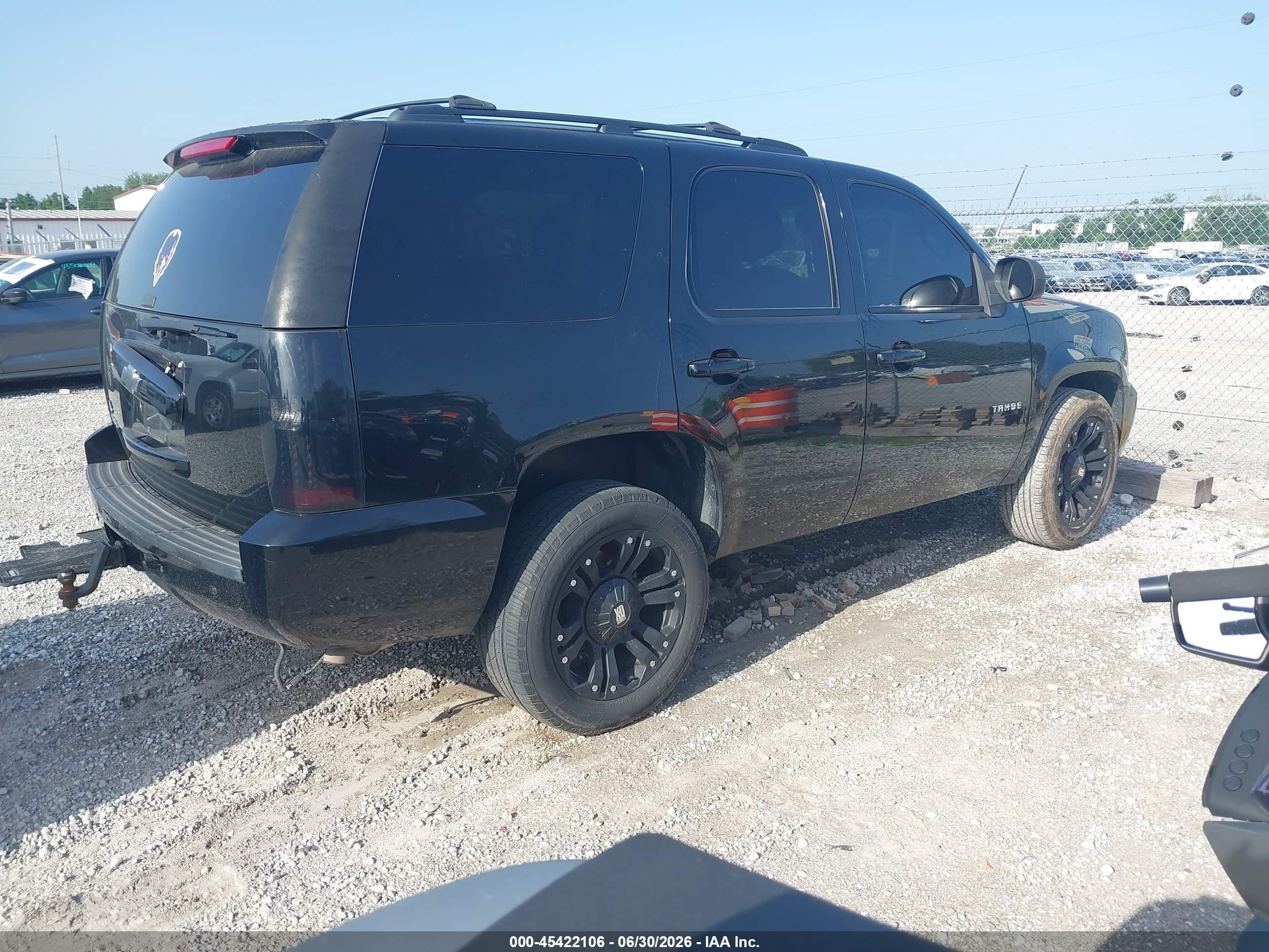 2011 Chevrolet Tahoe Ls Black vin: 1GNSCAE07BR365084