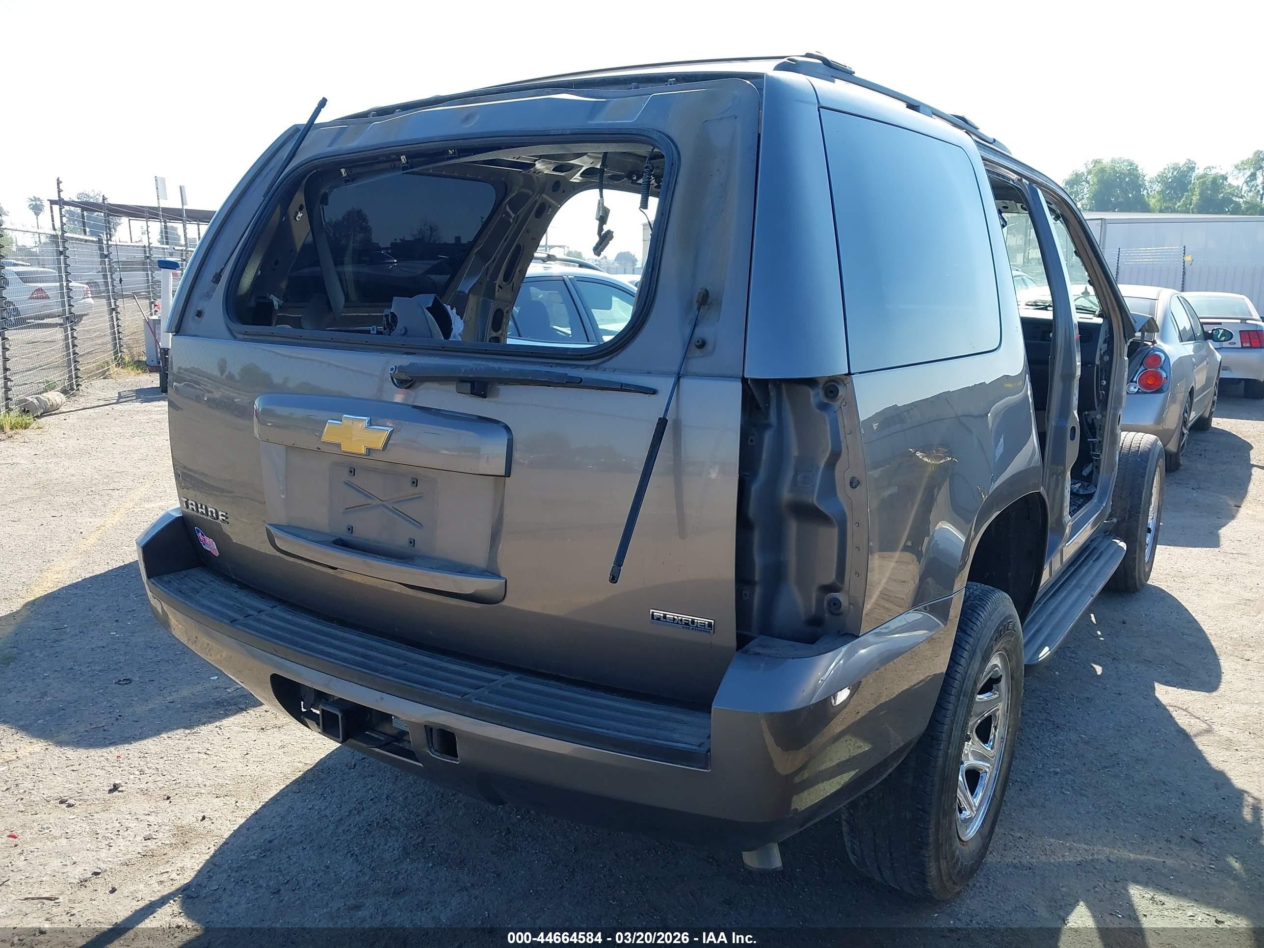 2012 Chevrolet Tahoe Ls Gray vin: 1GNSCAE08CR288369