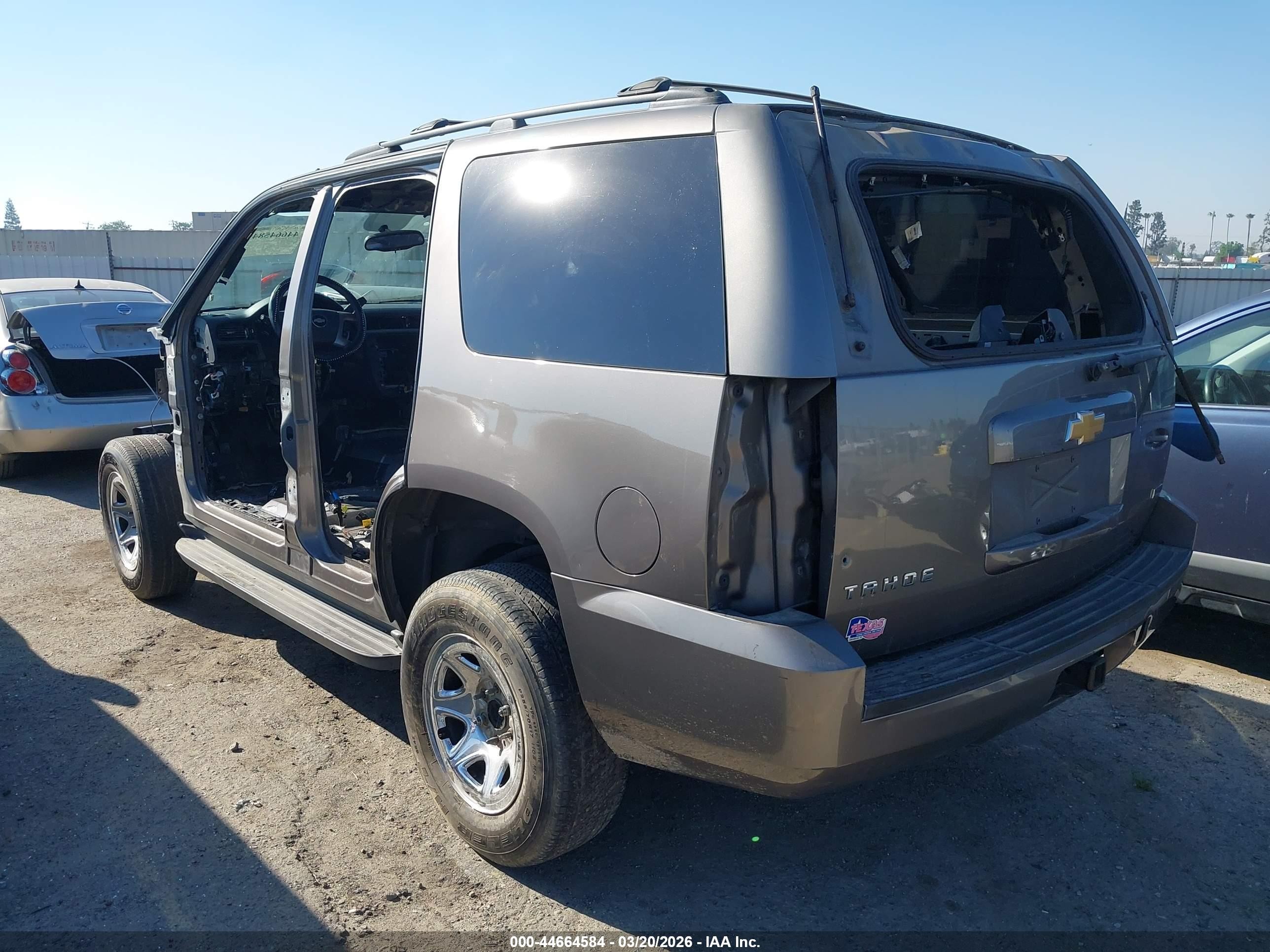 2012 Chevrolet Tahoe Ls Gray vin: 1GNSCAE08CR288369