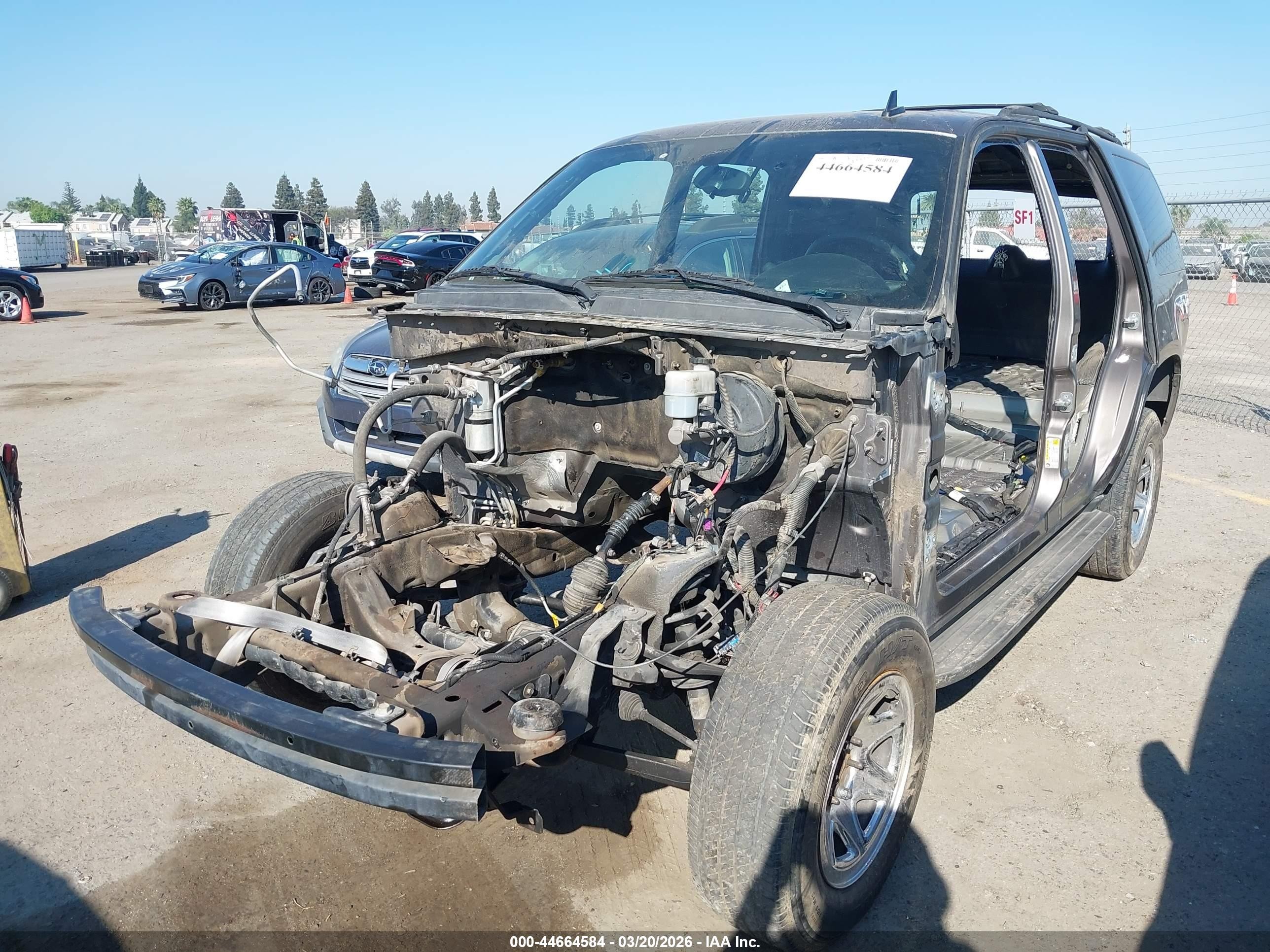 2012 Chevrolet Tahoe Ls Gray vin: 1GNSCAE08CR288369
