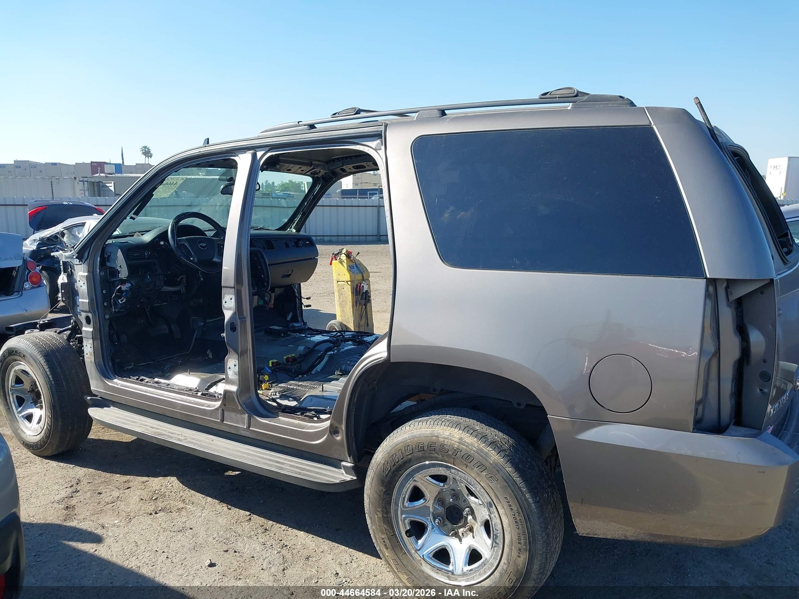 2012 Chevrolet Tahoe Ls Gray vin: 1GNSCAE08CR288369