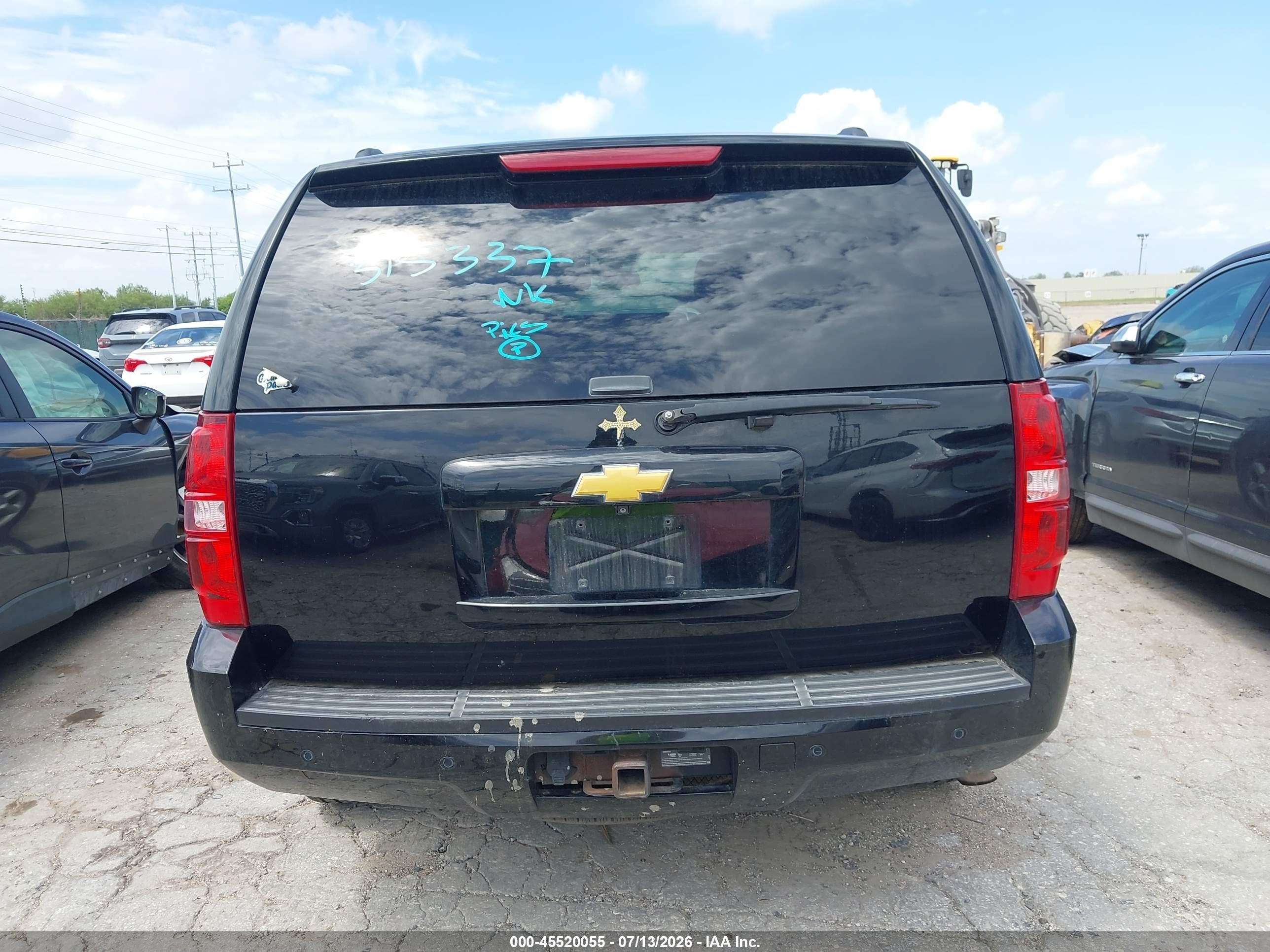 2013 Chevrolet Tahoe Ls Черный vin: 1GNSCAE09DR315337
