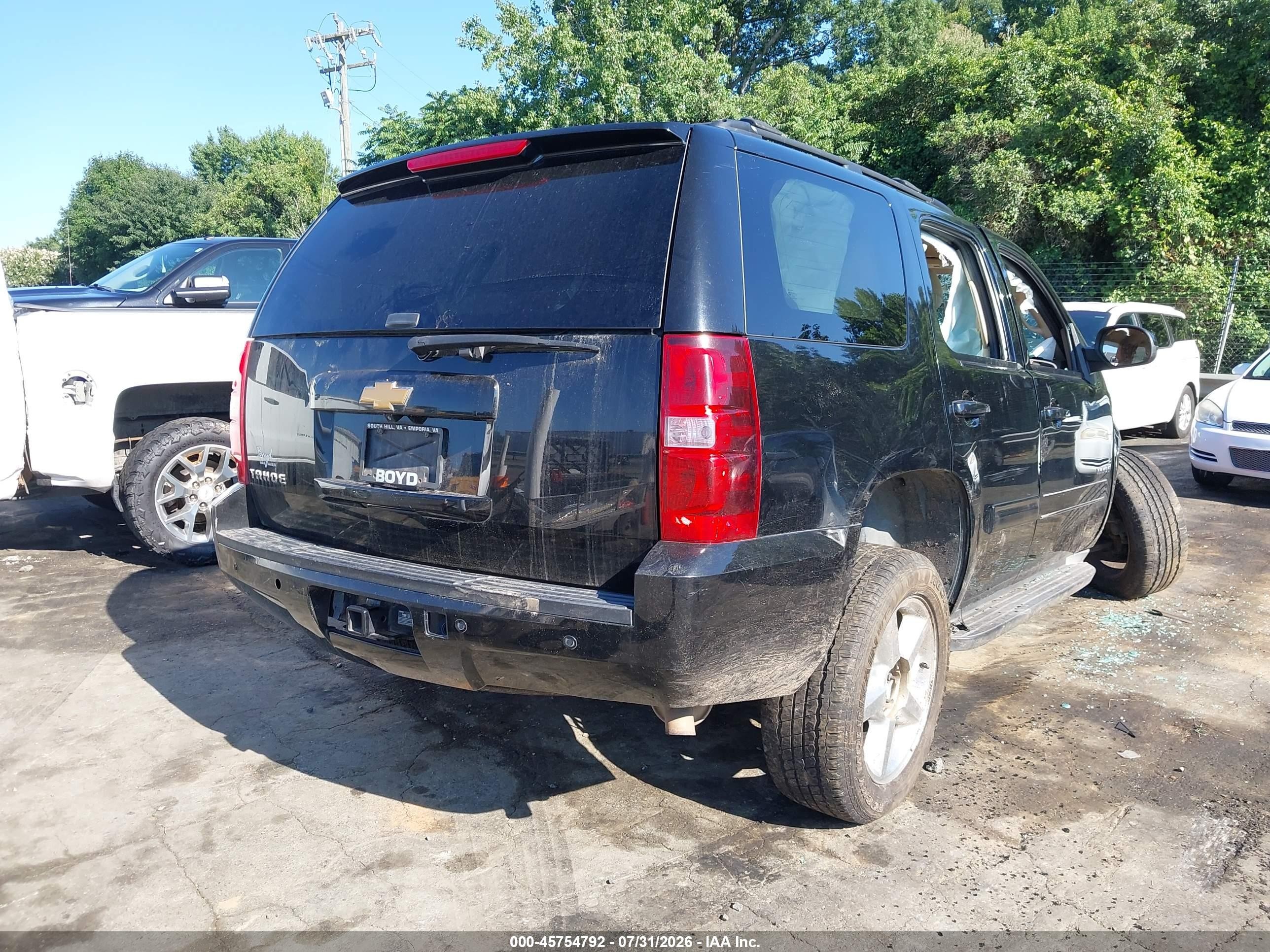 2014 Chevrolet Tahoe Ls Черный vin: 1GNSCAE0XER153199