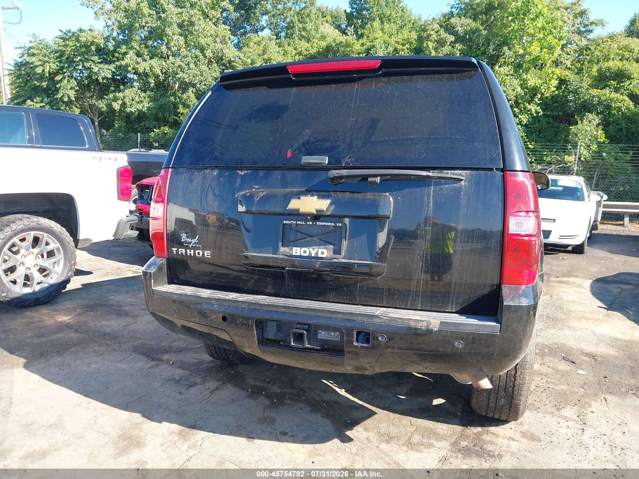 2014 Chevrolet Tahoe Ls Черный vin: 1GNSCAE0XER153199