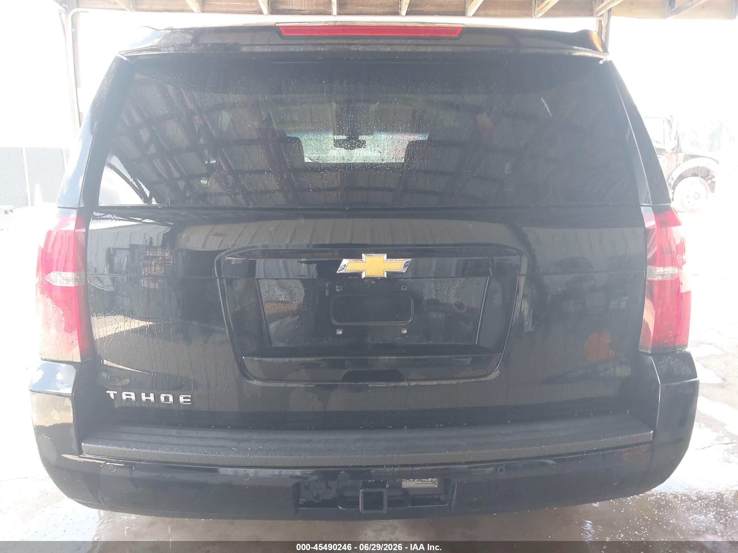 2015 Chevrolet Tahoe Ls Black vin: 1GNSCAEC4FR655654