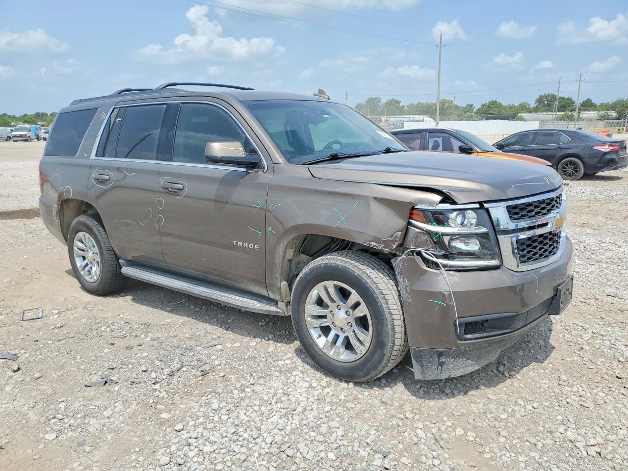 2015 Chevrolet Tahoe C1500 Ls Brown vin: 1GNSCAEC4FR740509