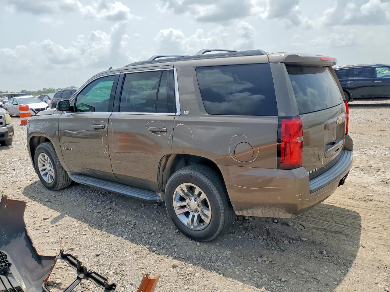 2015 Chevrolet Tahoe C1500 Ls Brown vin: 1GNSCAEC4FR740509