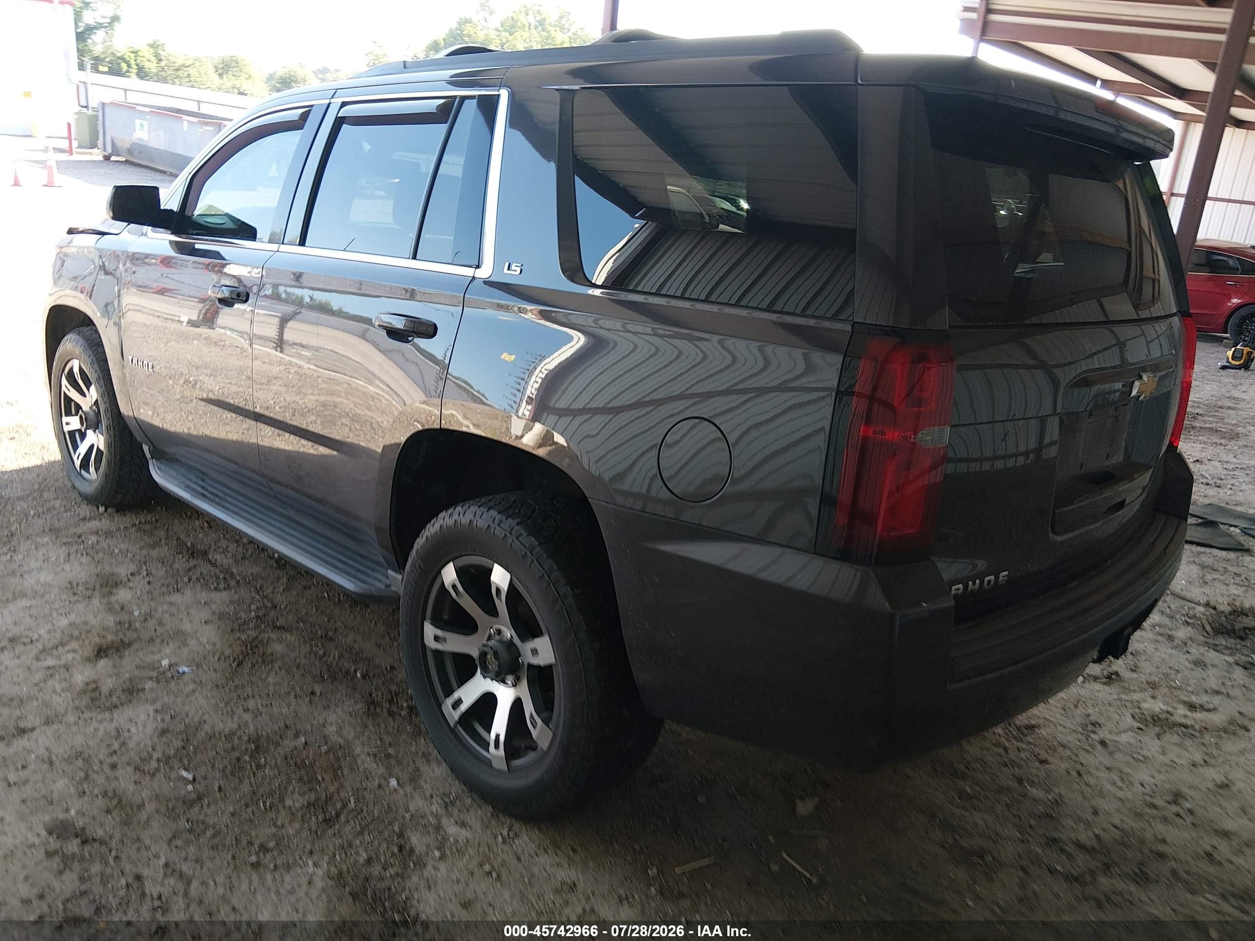 2015 Chevrolet Tahoe Ls Gray vin: 1GNSCAKC0FR582965