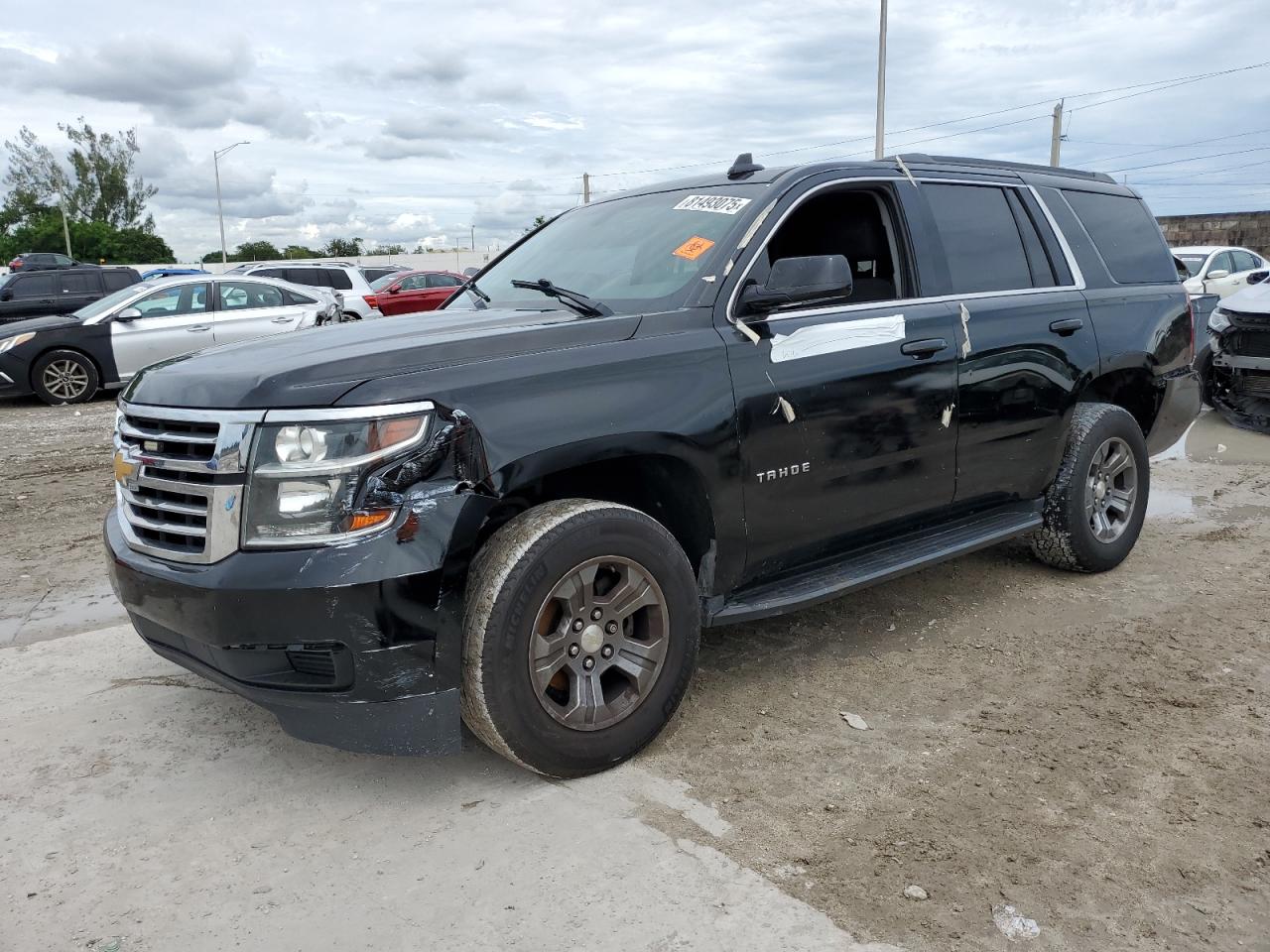 2018 Chevrolet Tahoe C1500 Ls Black vin: 1GNSCAKC2JR392304