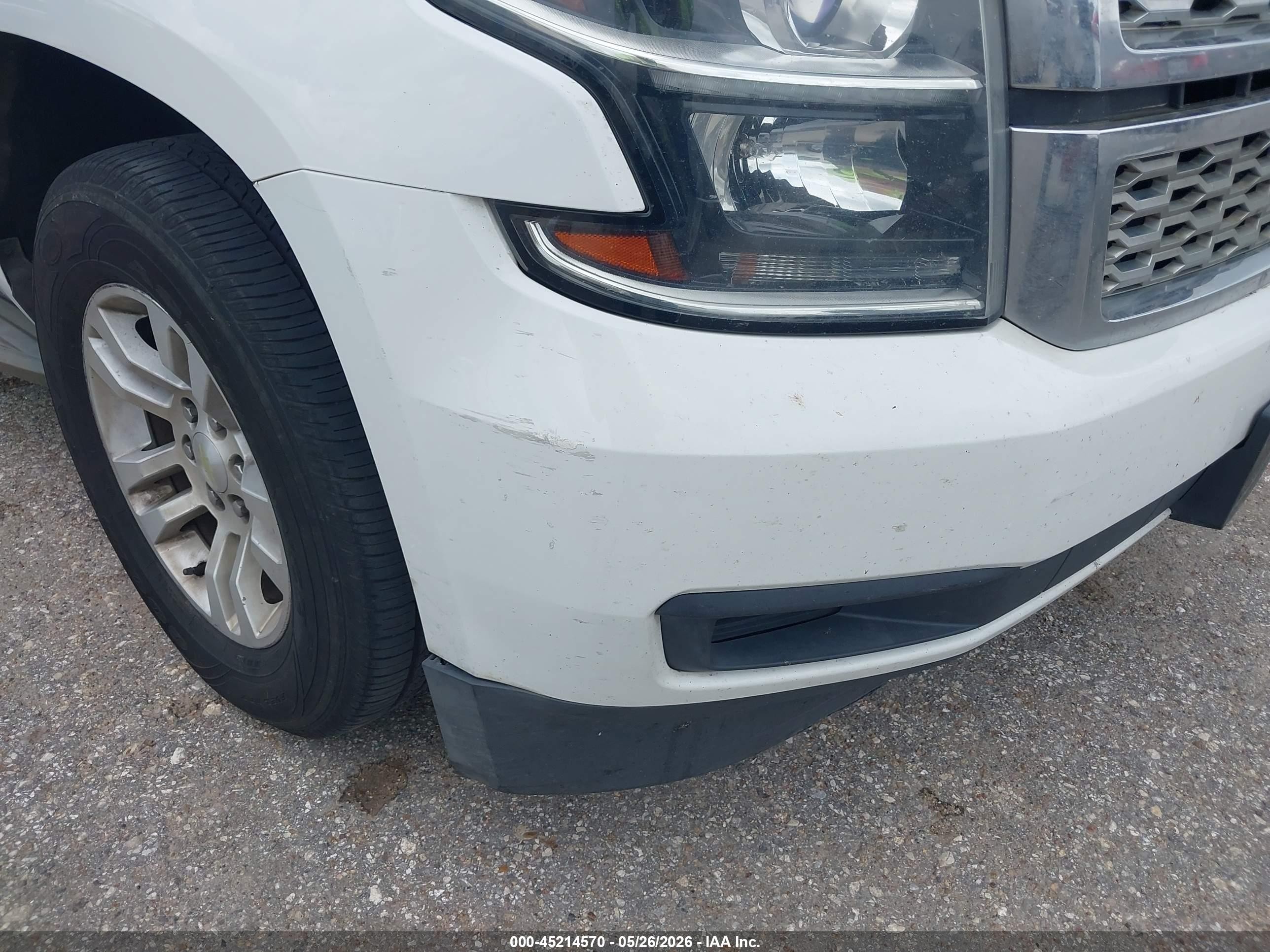 2015 Chevrolet Tahoe Ls White vin: 1GNSCAKC5FR240220