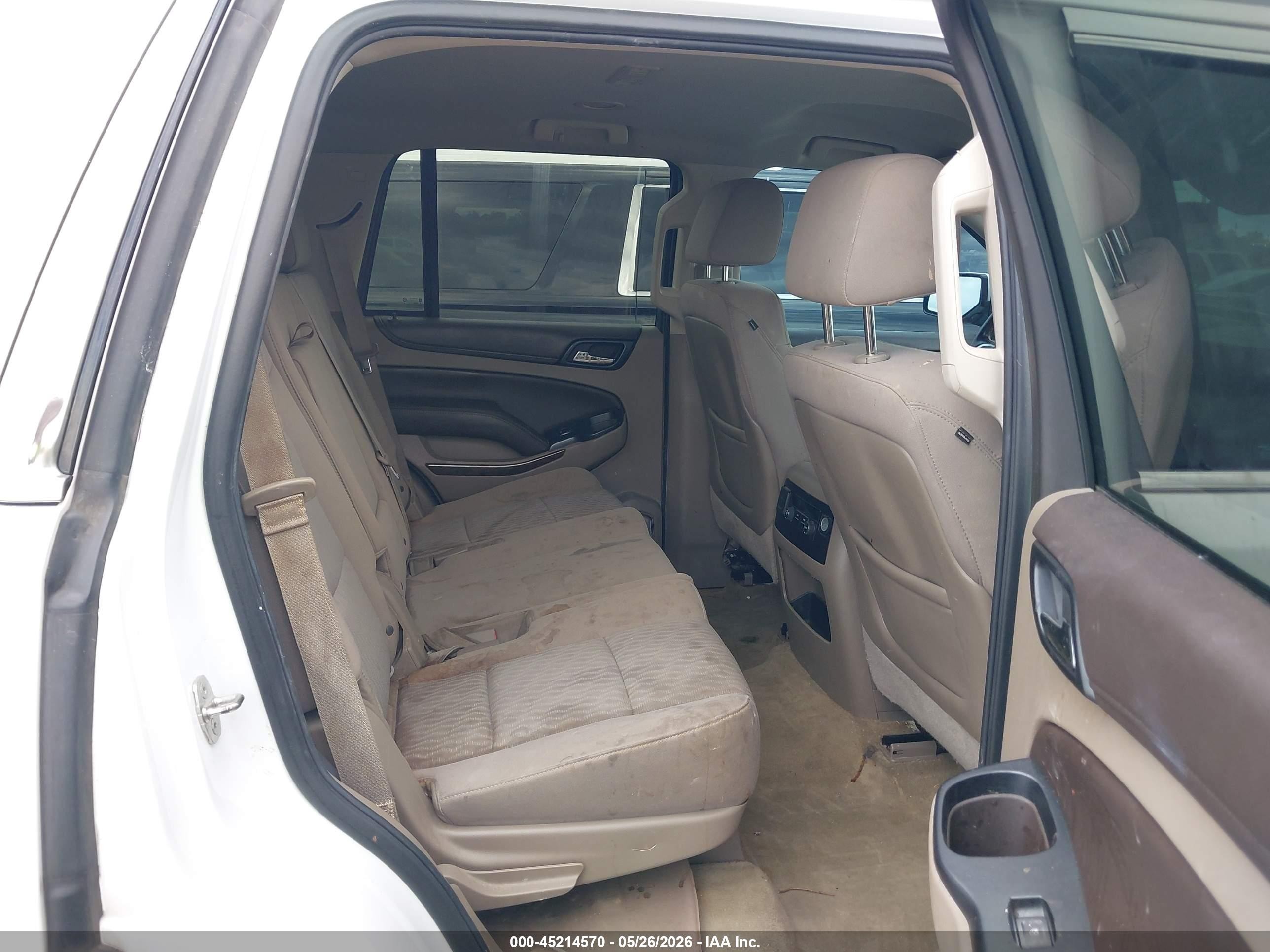 2015 Chevrolet Tahoe Ls White vin: 1GNSCAKC5FR240220