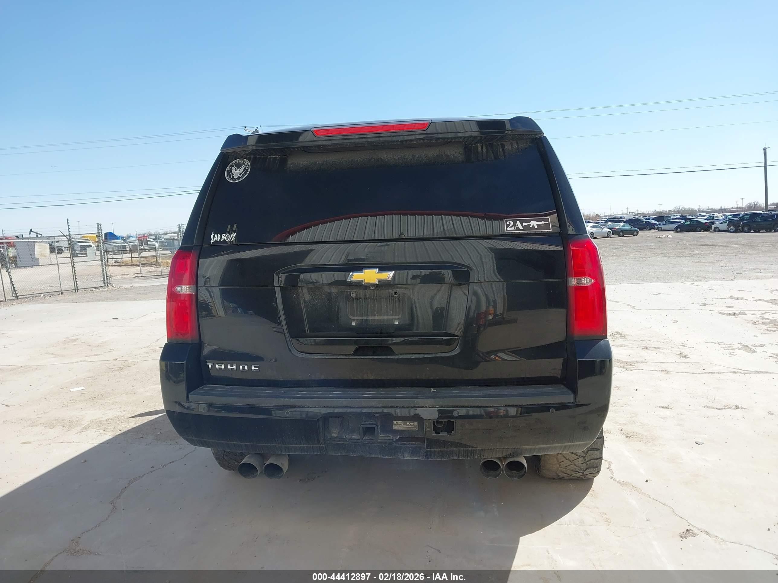 2015 Chevrolet Tahoe Ls Black vin: 1GNSCAKC5FR284086