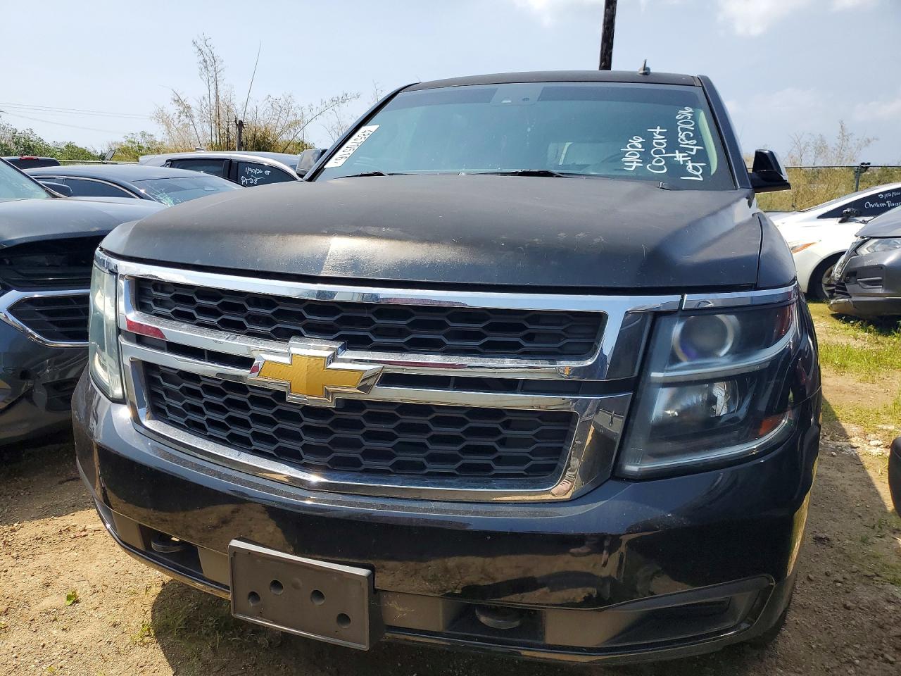2015 Chevrolet Tahoe C1500 Ls Black vin: 1GNSCAKC6FR184899