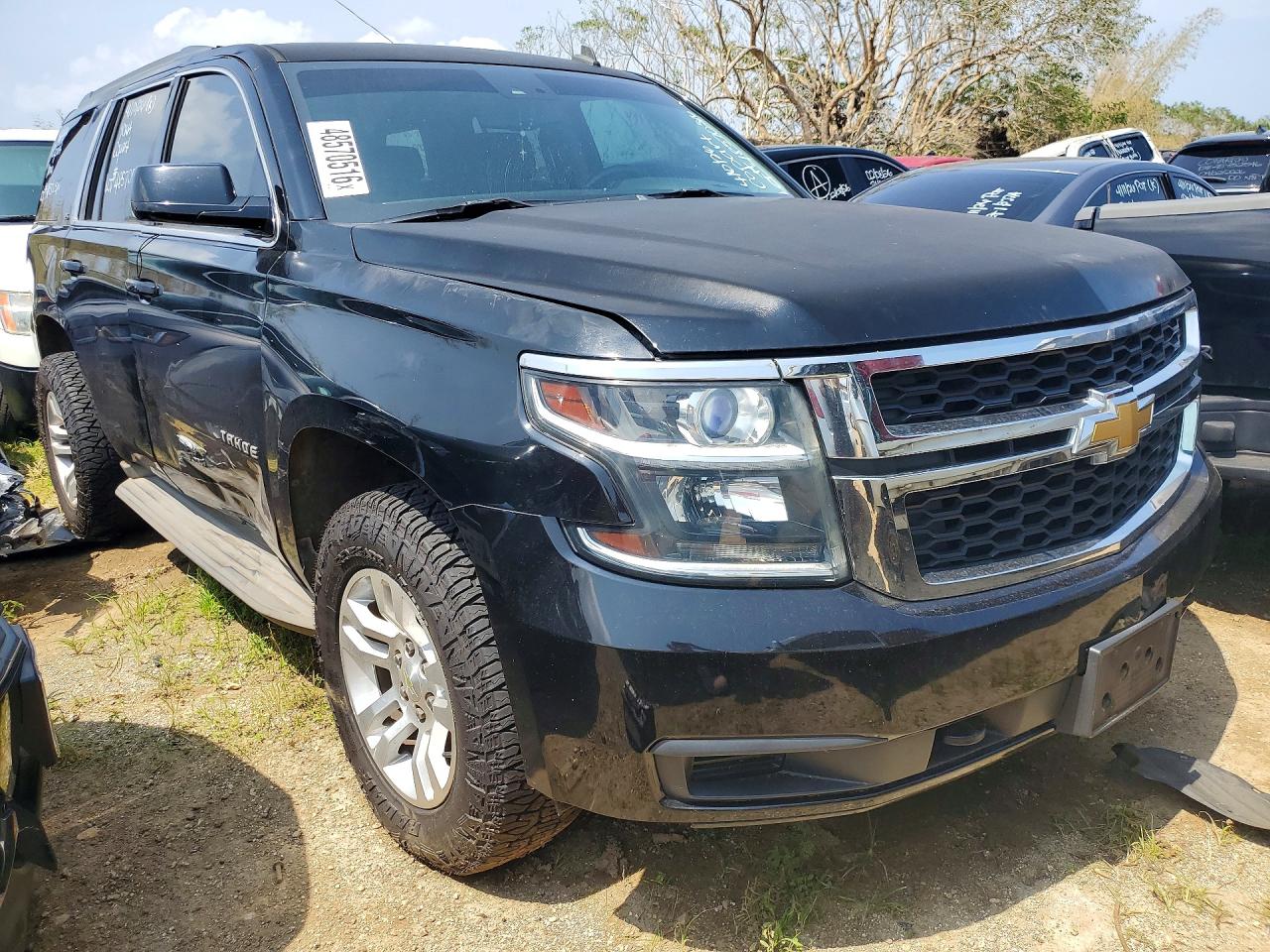 2015 Chevrolet Tahoe C1500 Ls Black vin: 1GNSCAKC6FR184899