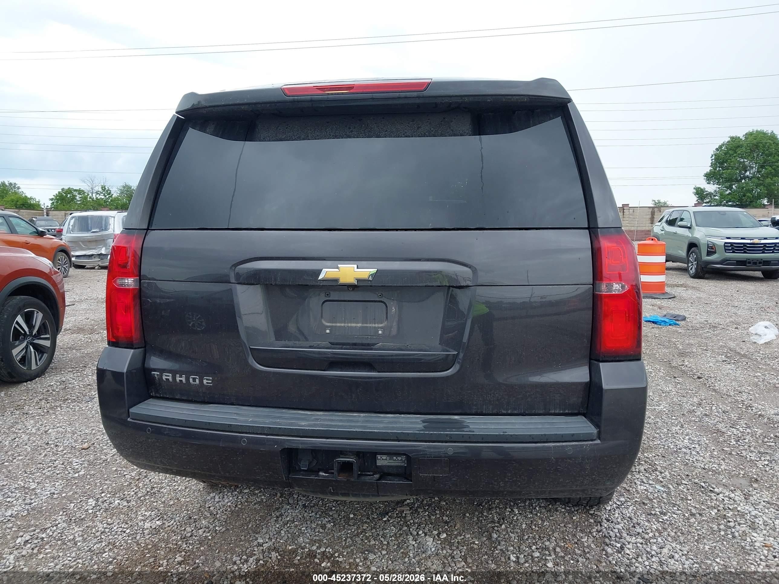2015 Chevrolet Tahoe Ls Gray vin: 1GNSCAKC6FR290883