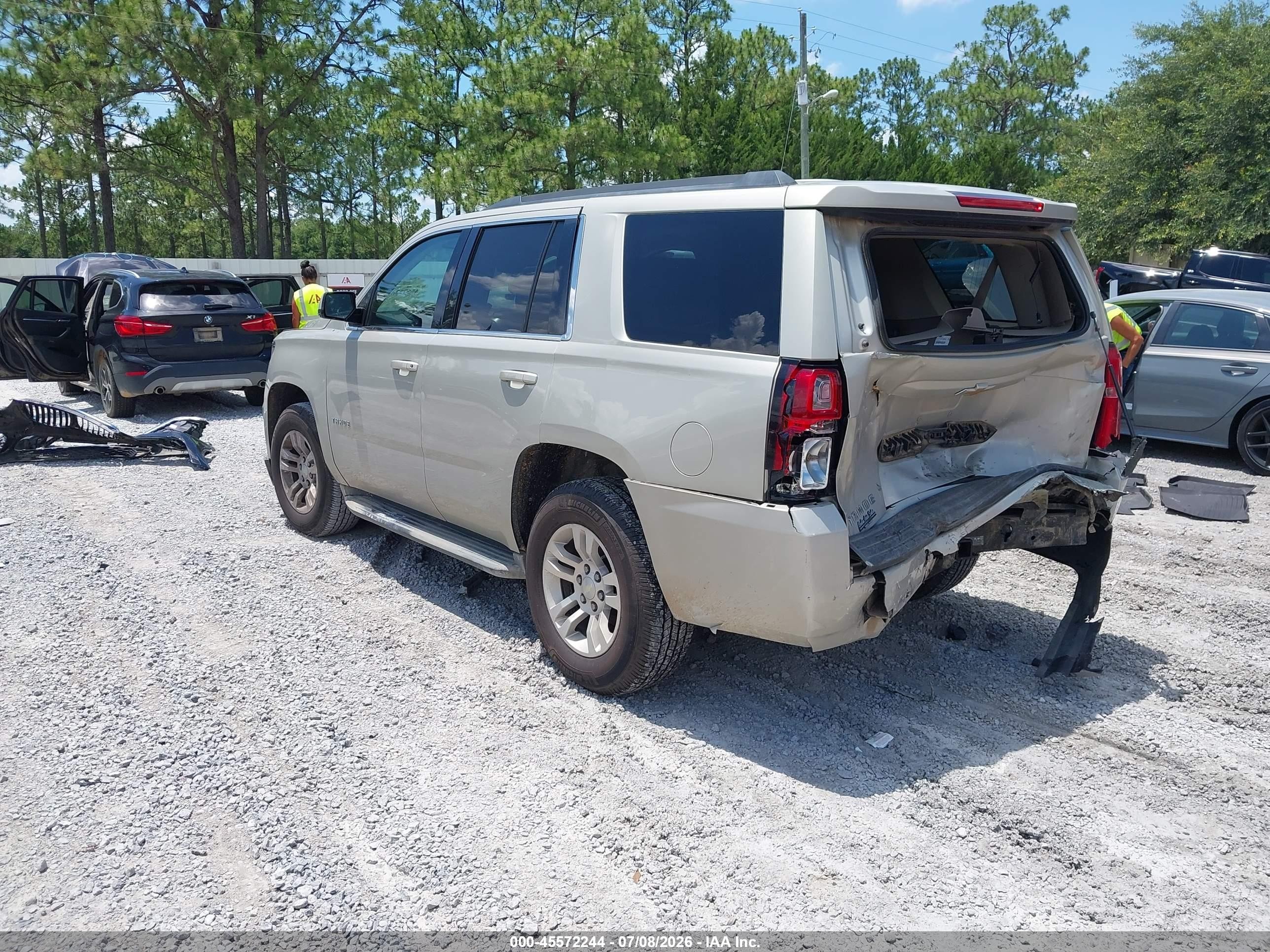 2015 Chevrolet Tahoe Ls Beige vin: 1GNSCAKC7FR142967