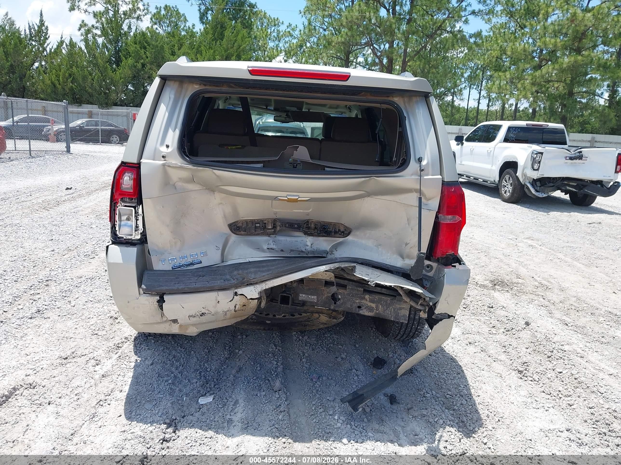 2015 Chevrolet Tahoe Ls Beige vin: 1GNSCAKC7FR142967