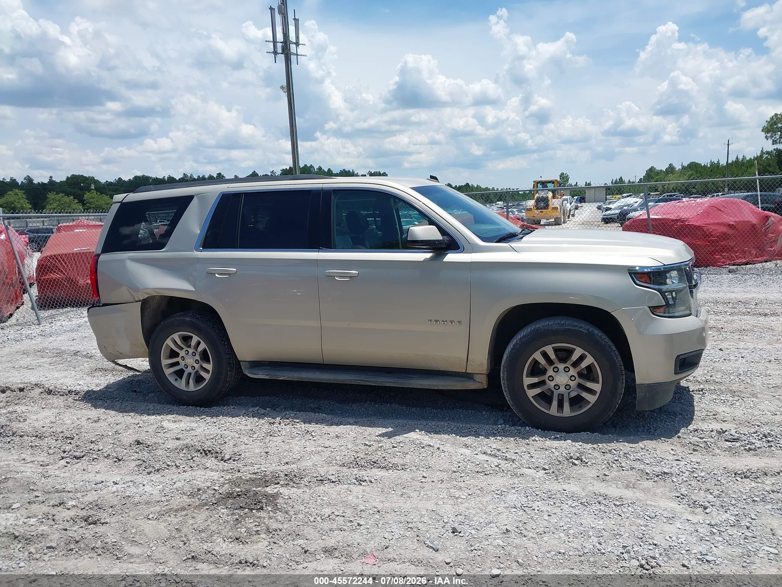 2015 Chevrolet Tahoe Ls Beige vin: 1GNSCAKC7FR142967