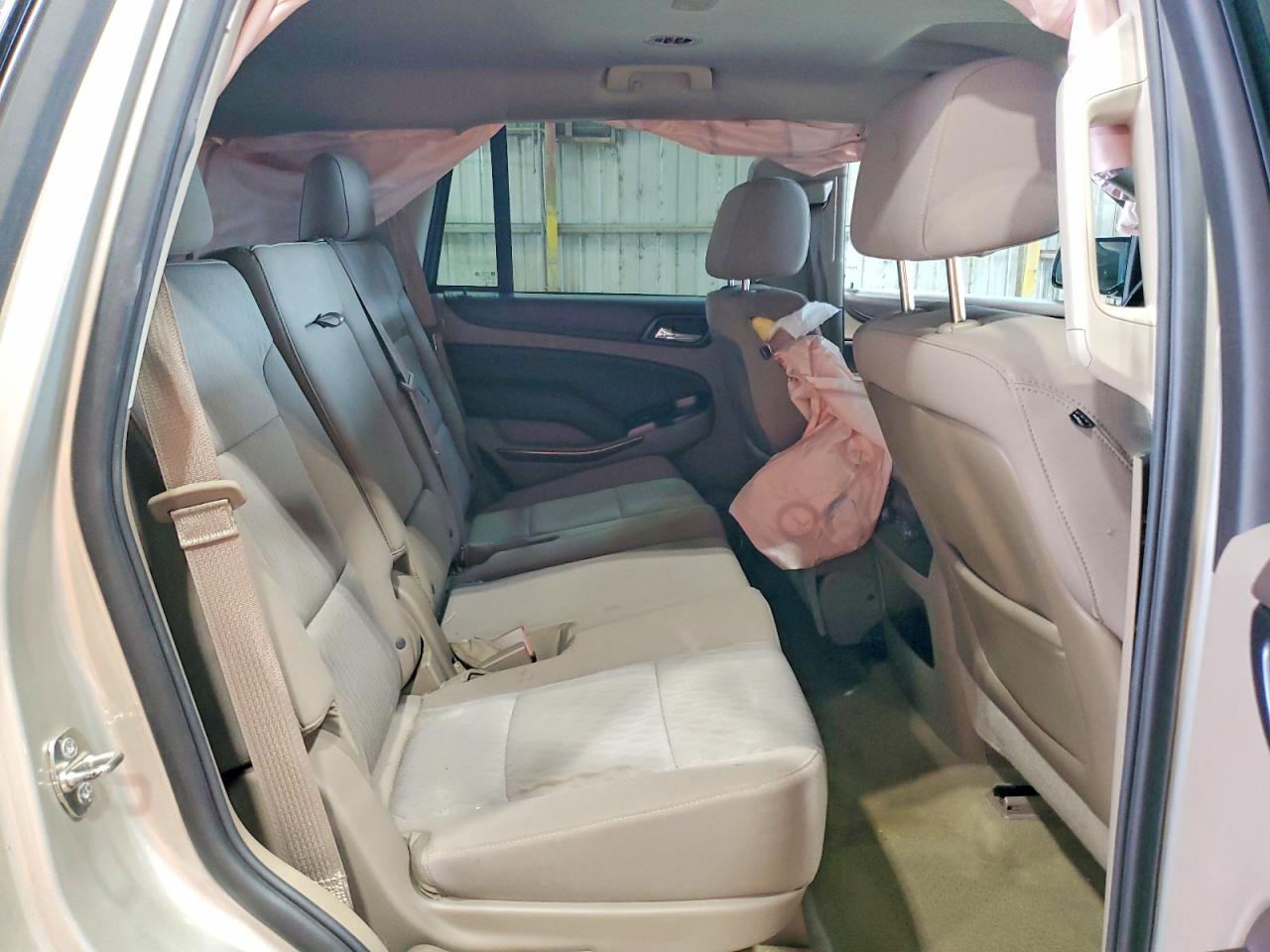 2015 Chevrolet Tahoe C1500 Ls Cream vin: 1GNSCAKC9FR183293