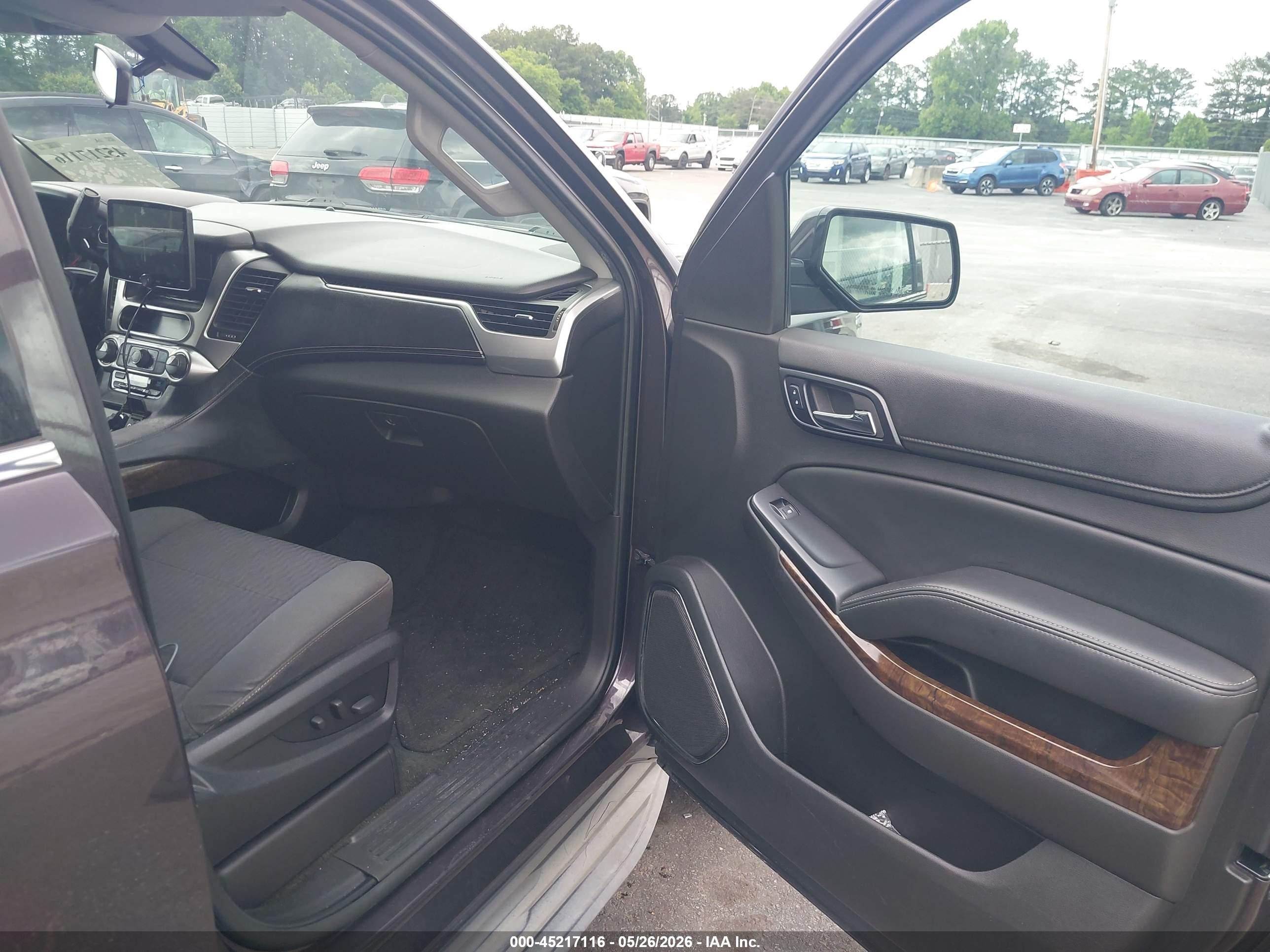2015 Chevrolet Tahoe Ls Black vin: 1GNSCAKCXFR114306