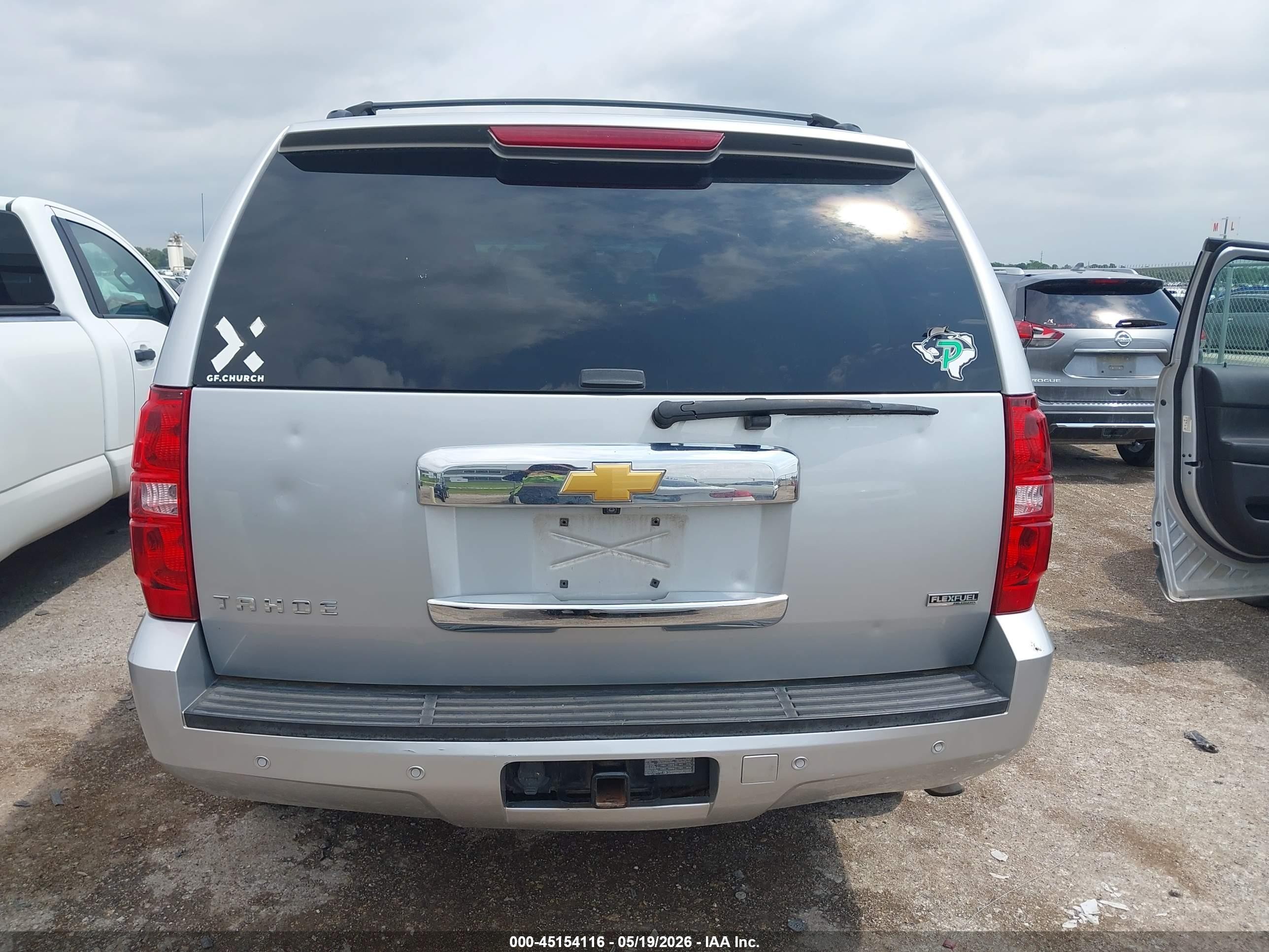 2012 Chevrolet Tahoe Lt Silver vin: 1GNSCBE00CR142277