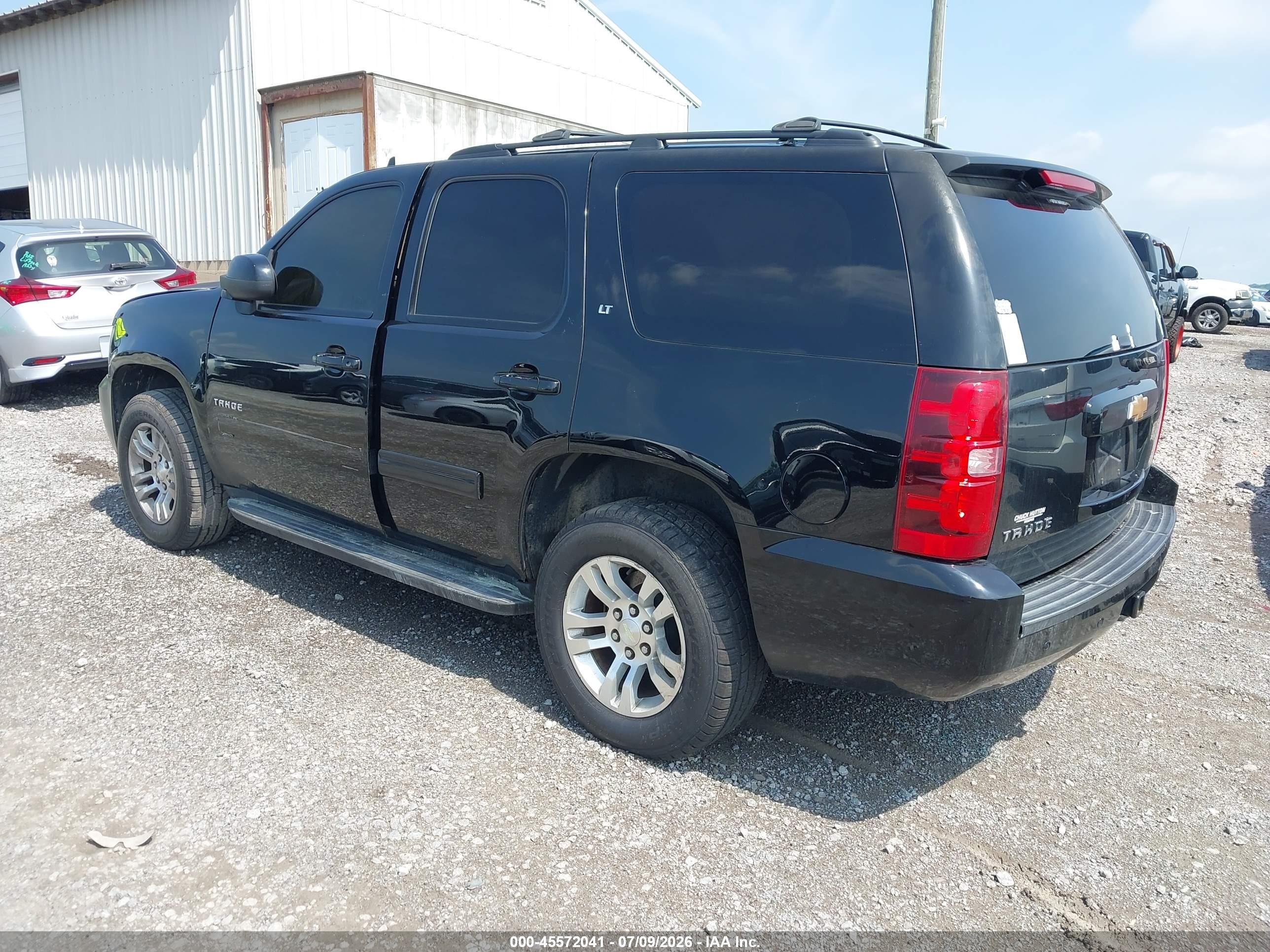2013 Chevrolet Tahoe Lt Black vin: 1GNSCBE00DR255115